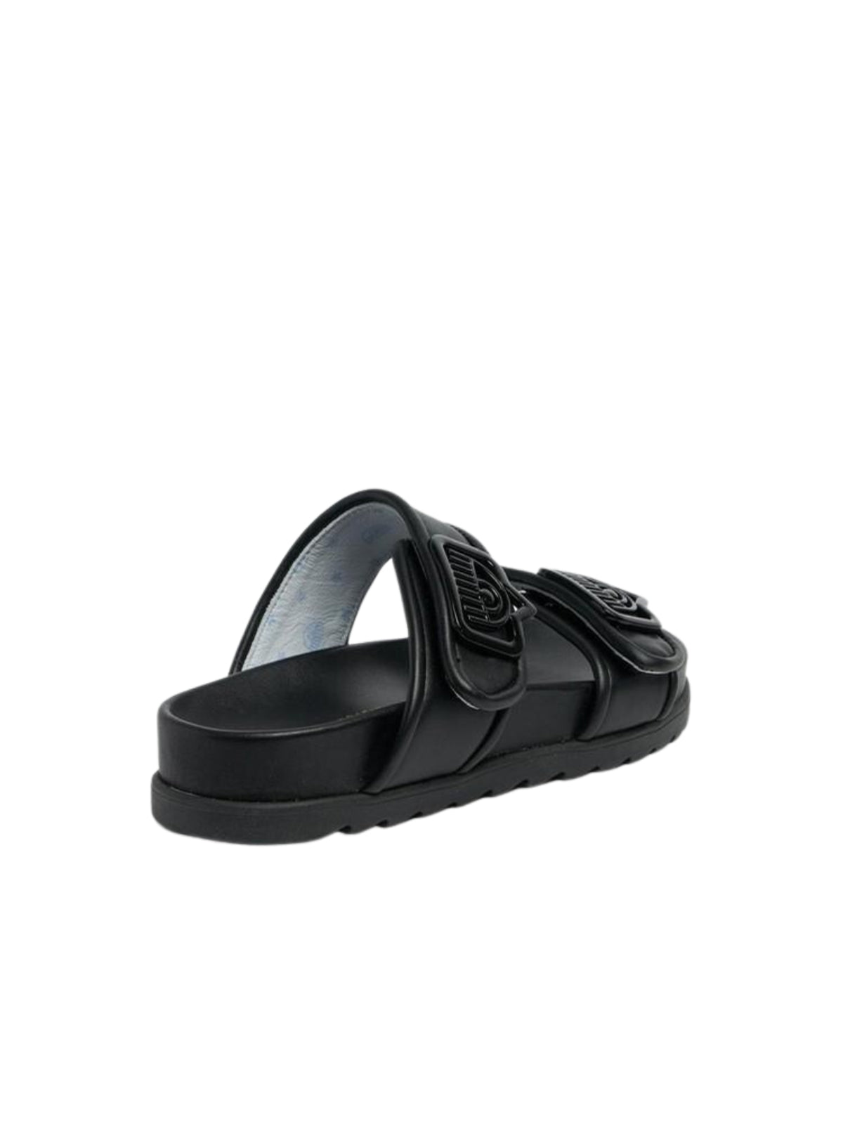 Chiara Ferragni Slide Eyelike Buckle Black