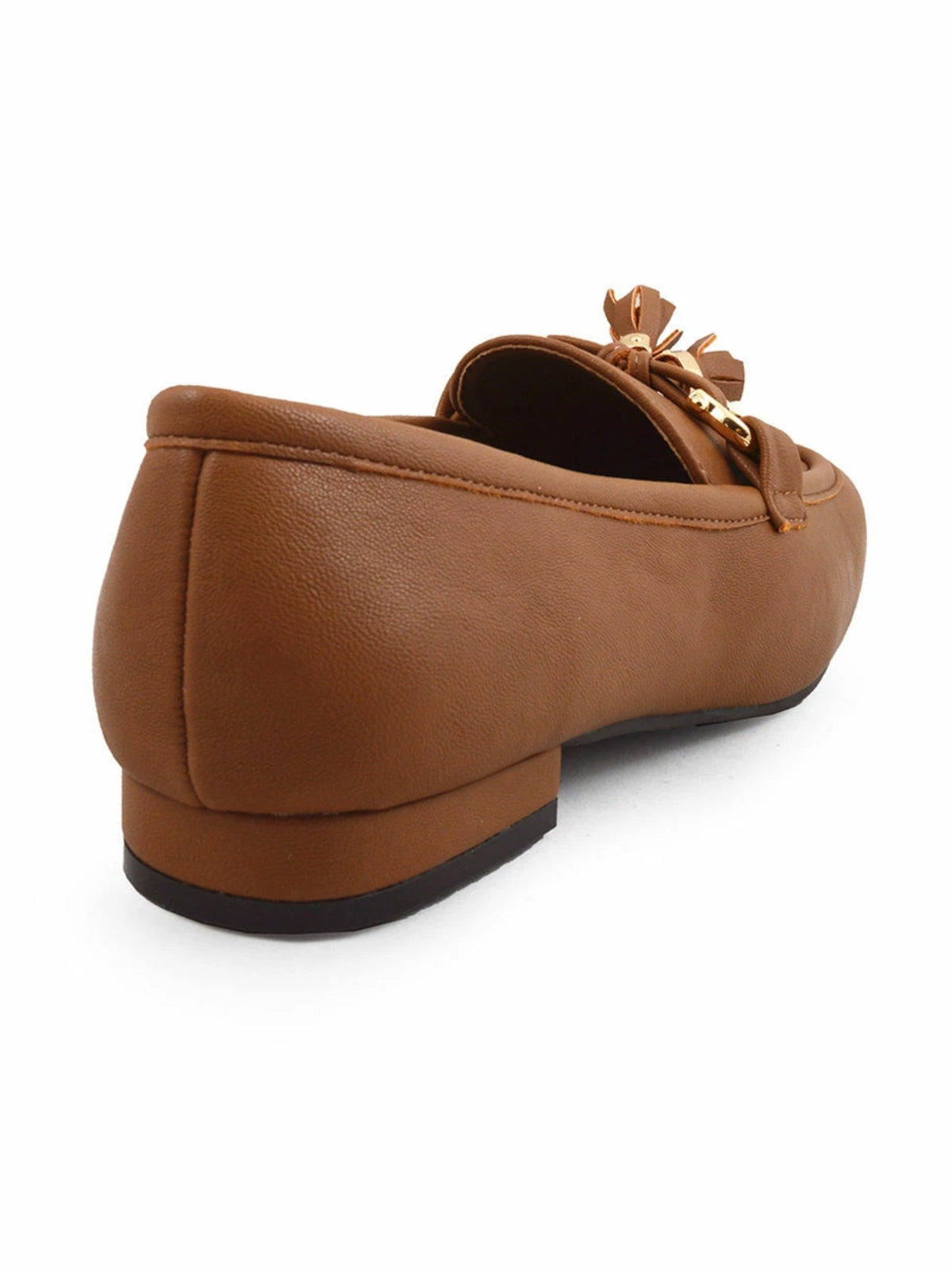 Menbur Shoe Ladies Tassle Tan