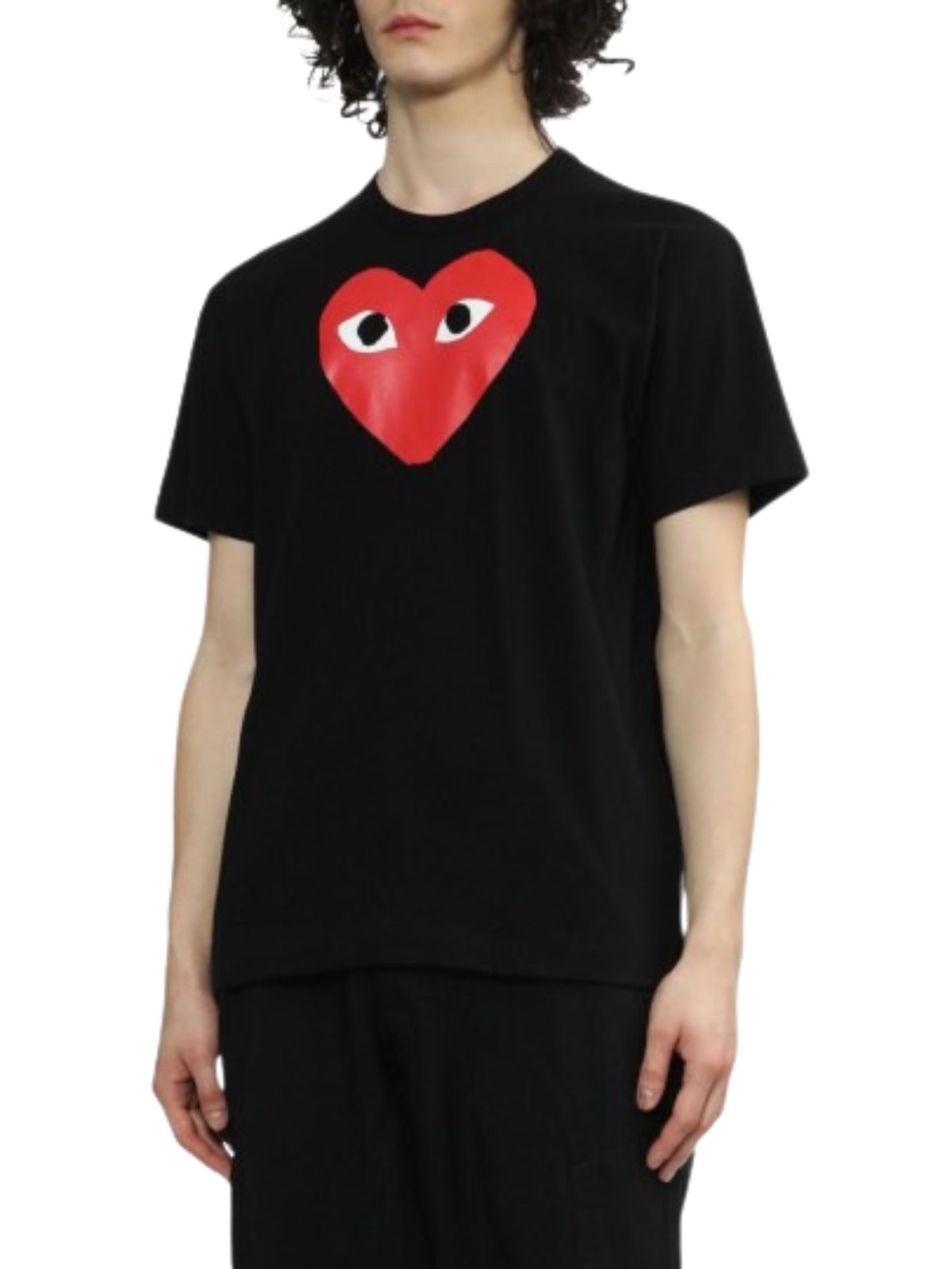 Comme Des Garcons T-Shirt Heart Black