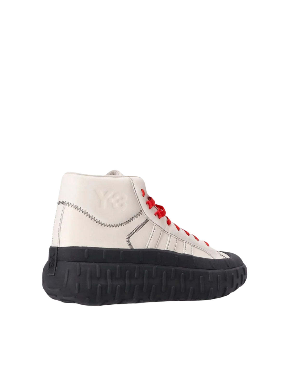 Y-3 Sneaker High Lace Red-Off-White