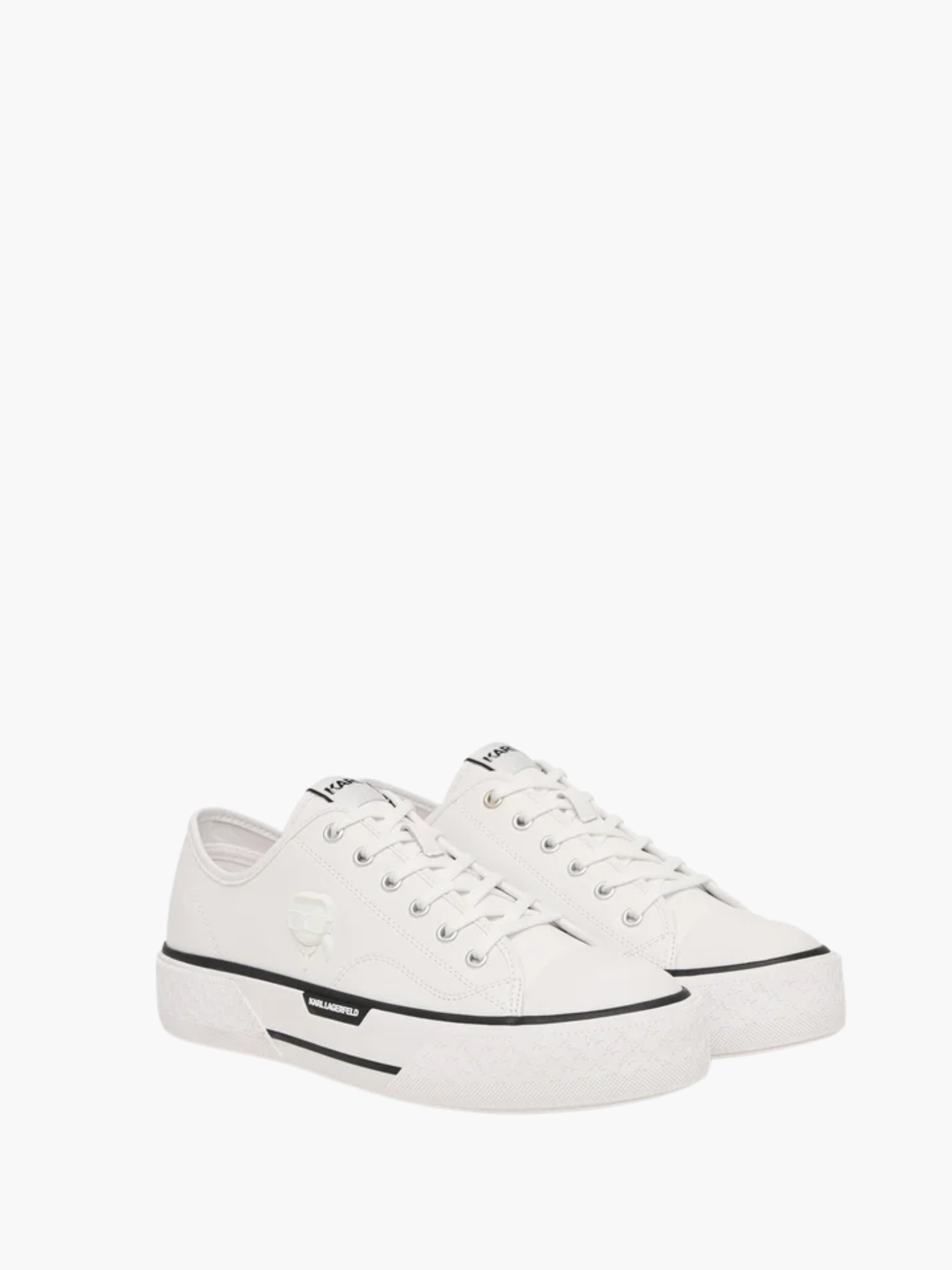 Karl Lagerfeld Sneaker  KL586 Kampus Max Iii Nft Relief Lo Lace White Lthr