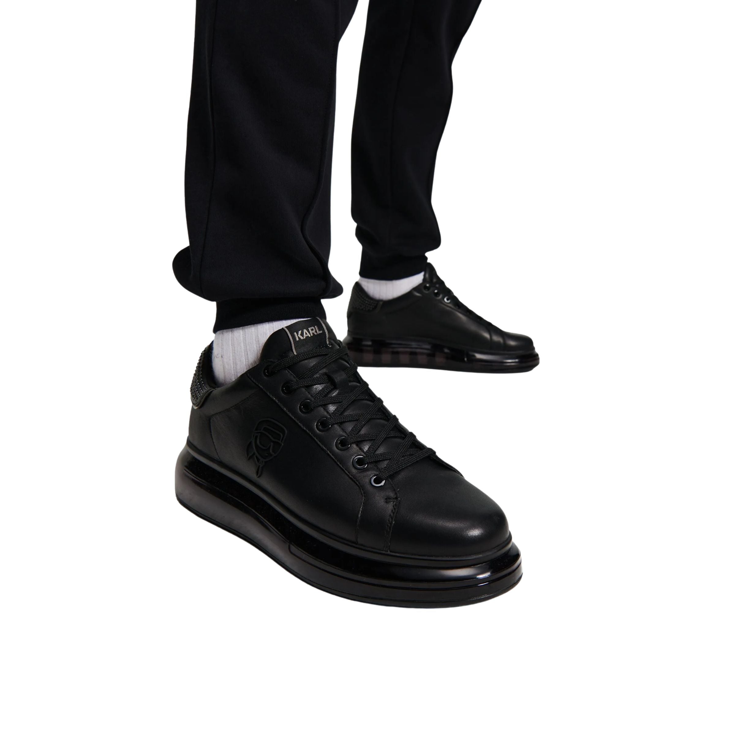 Karl Lagerfeld Sneaker Kapri Studbakker Mono Black
