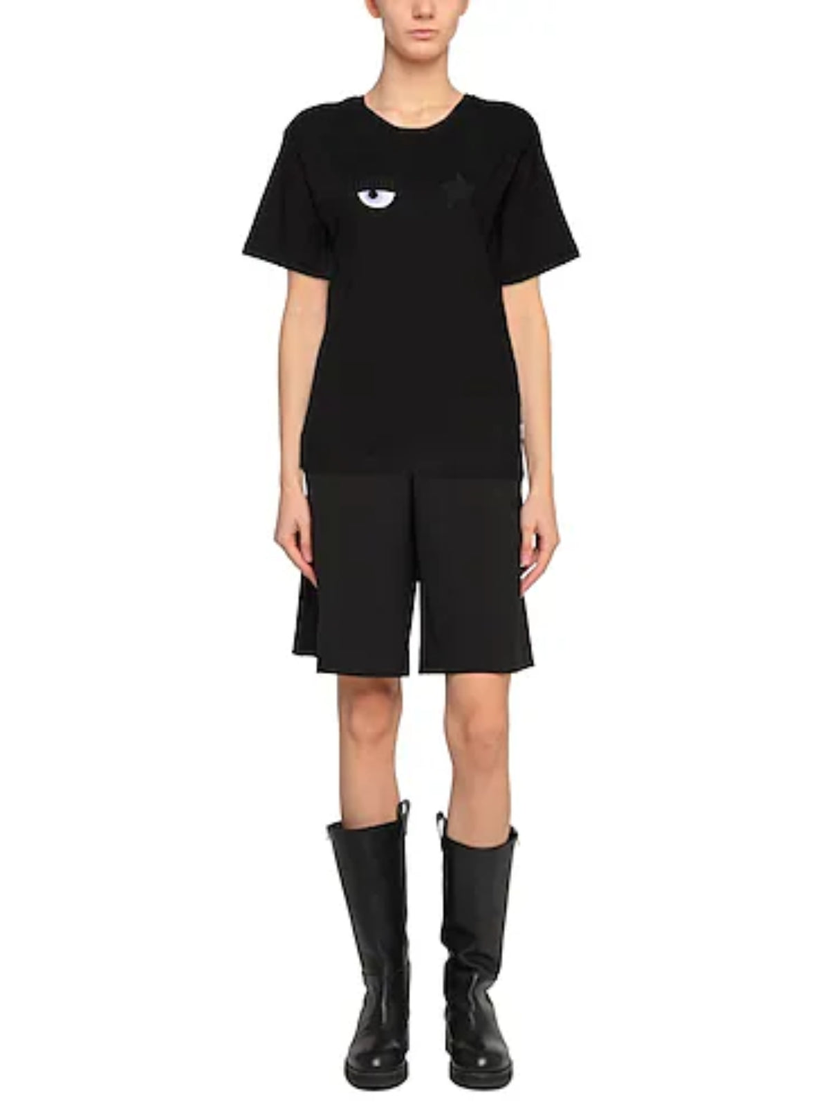 Chiara Ferragni T-Shirt Ladies Eye Black