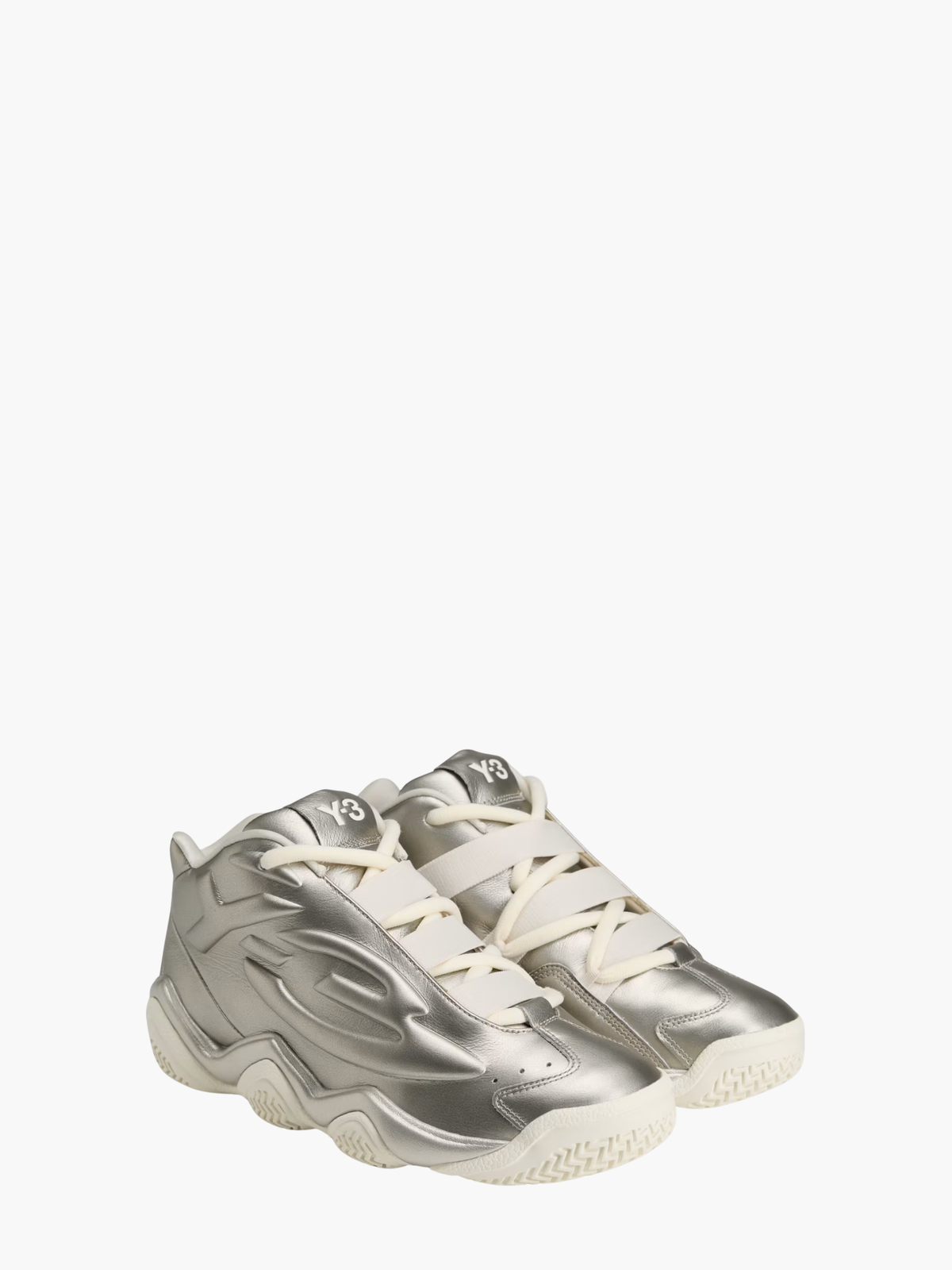 Y-3 Megaball Trainers Silver
