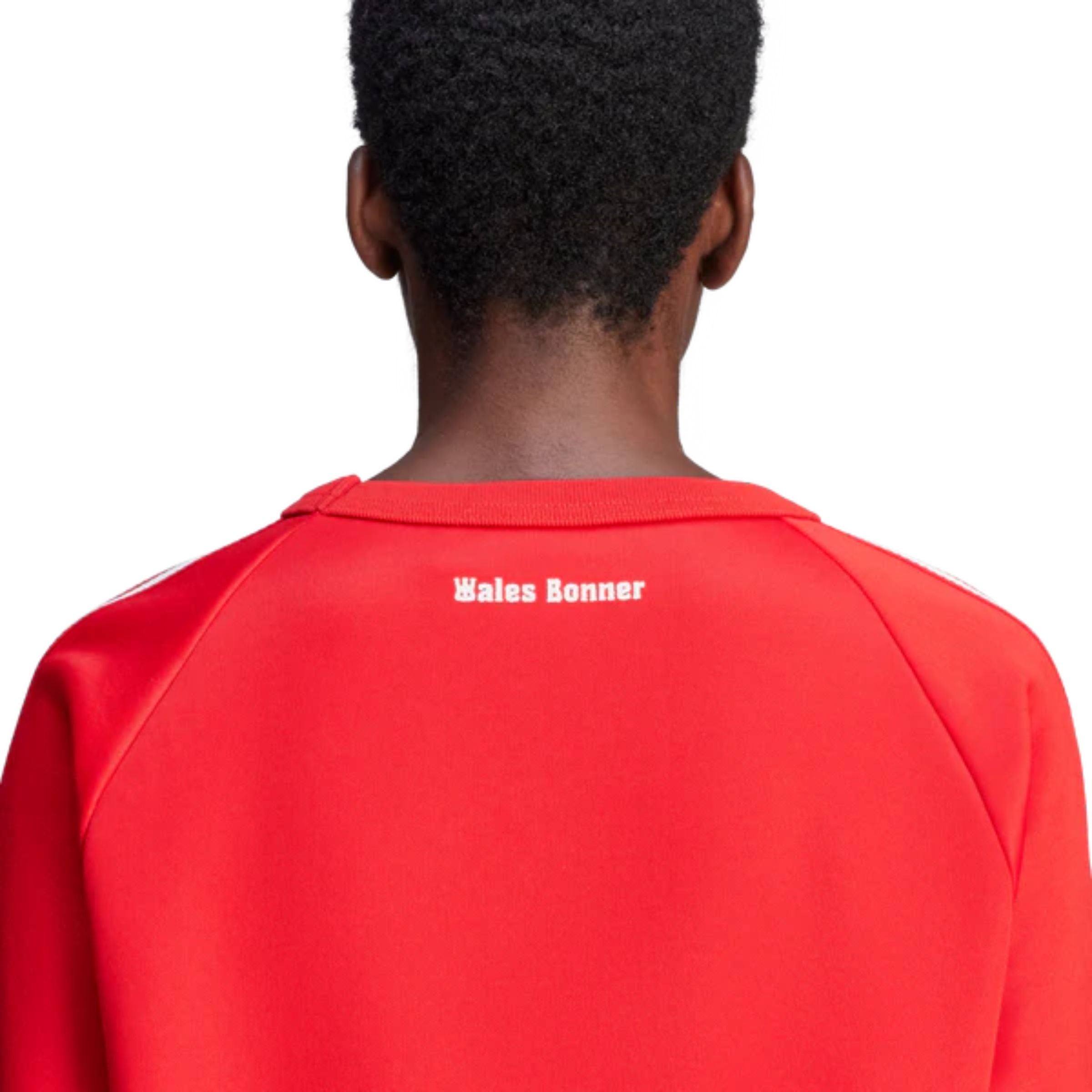 Adidas T-Shirt Long Sleeve Nylon Logo Red