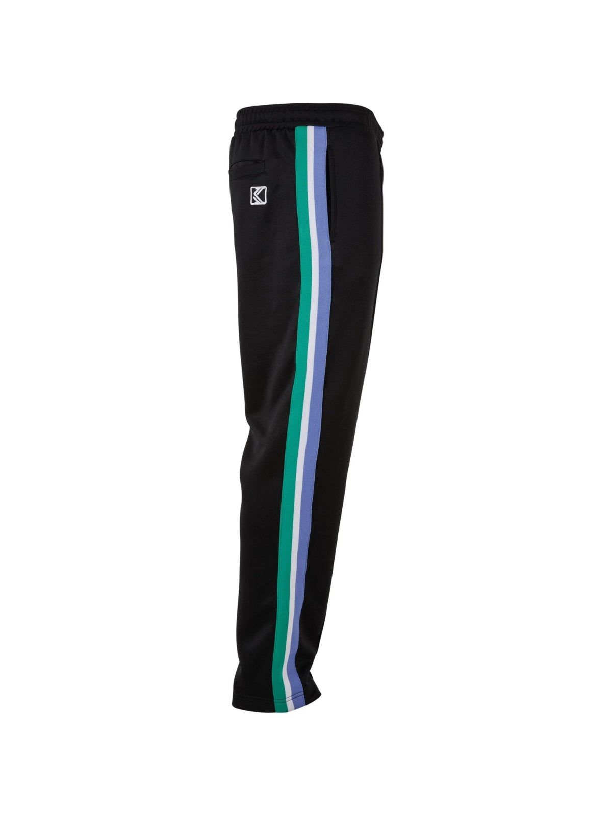 Karl Kani Track Pants Stripes Black-Blue