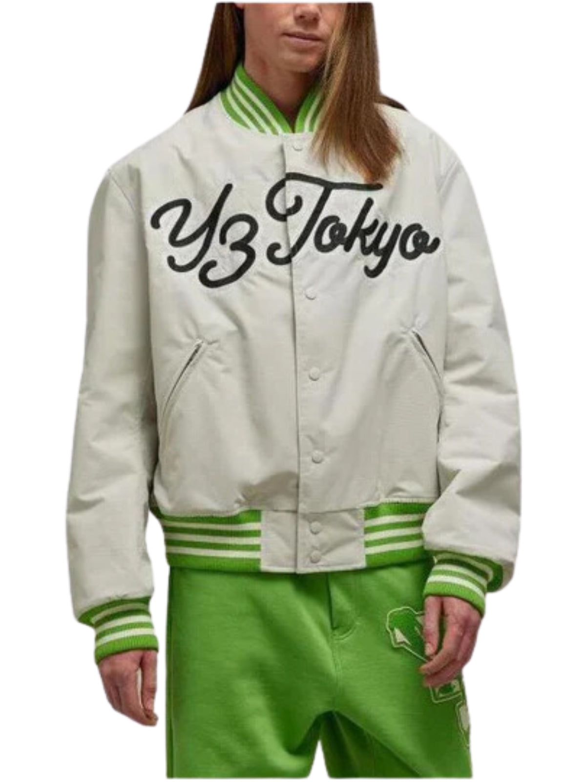 Y-3 Jacket Team Logo Off-White-Green