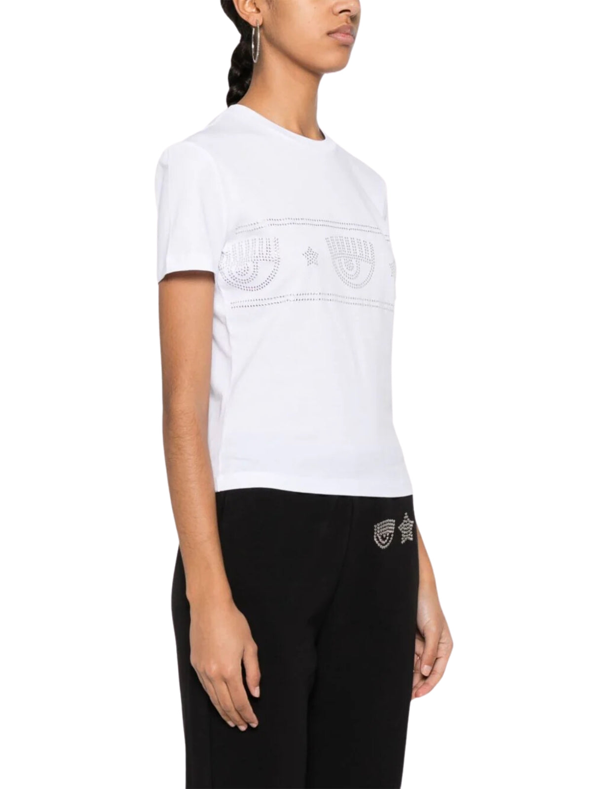 Chiara Ferragni T-Shirt Ladies Eyes White