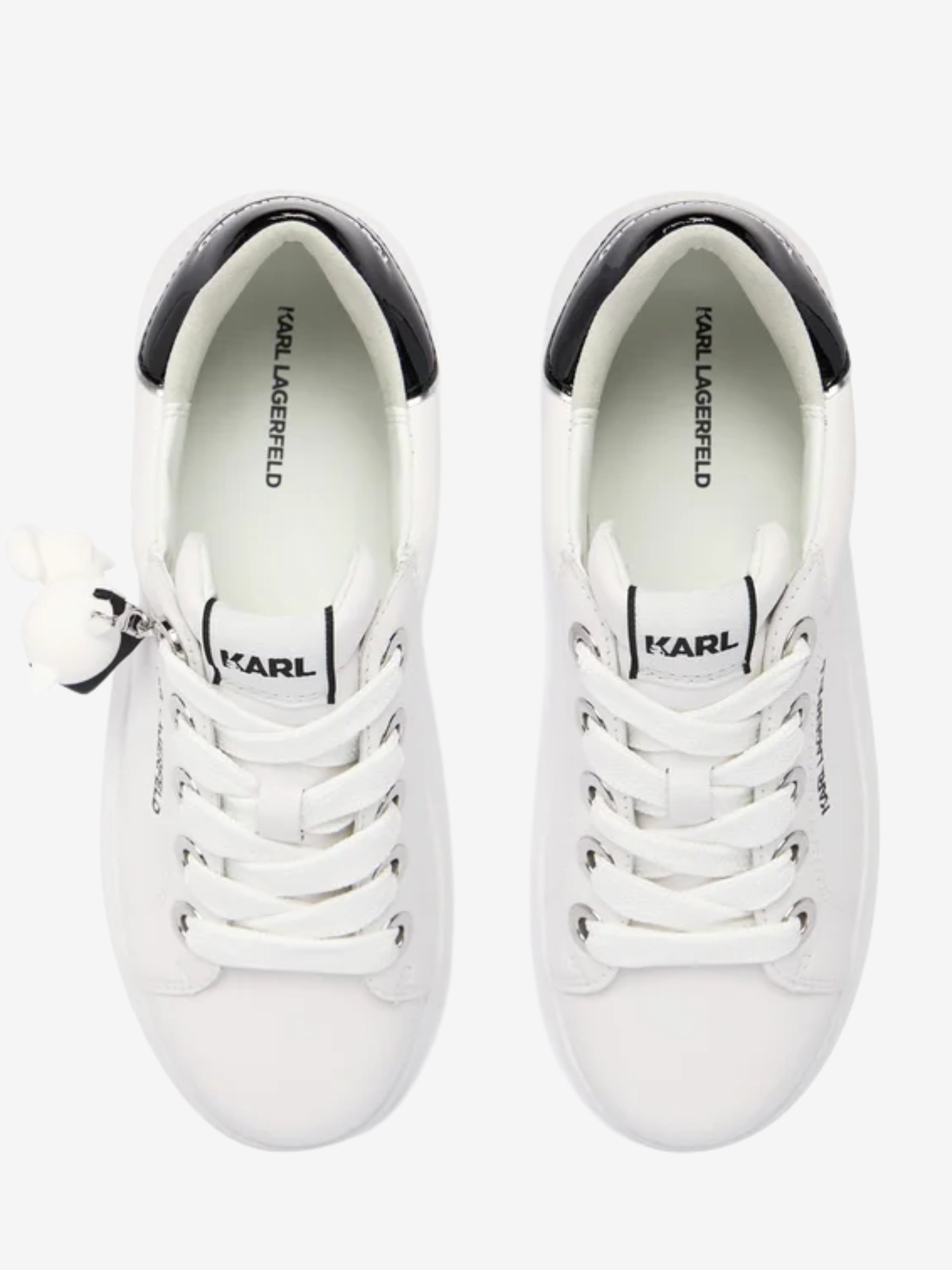 Karl Lagerfeld Sneaker Klls60 Kapri Key Ring Choupette White