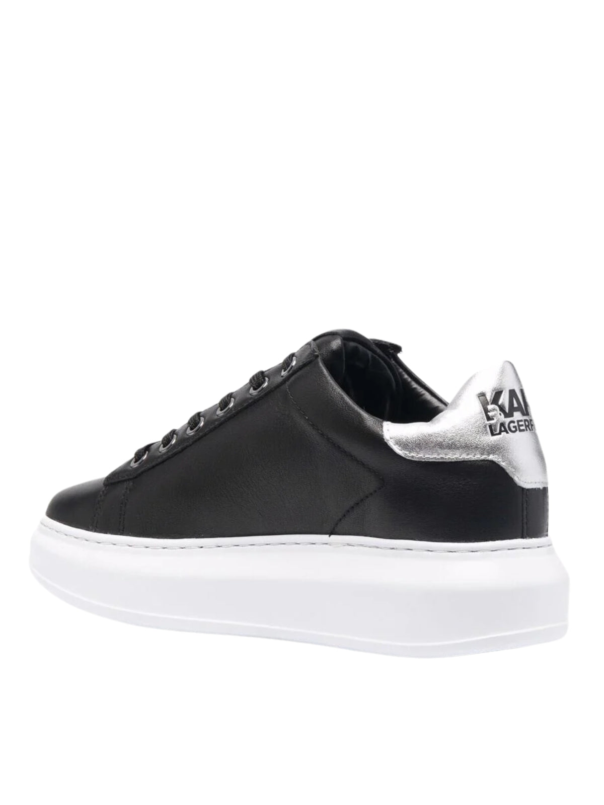 Karl Lagerfeld Ladies Sneaker Kapri Karl Black-Silver