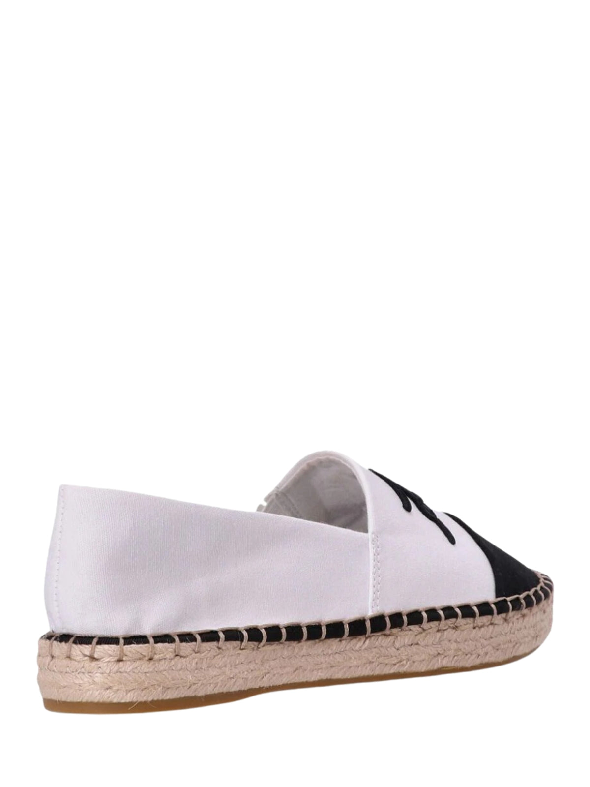 Karl Lagerfeld Ladies Sneaker Espadrille White-Black