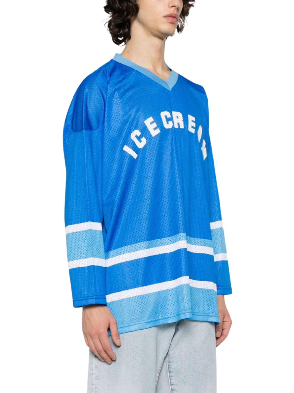 Ice-Cream Sweater Logo Blue