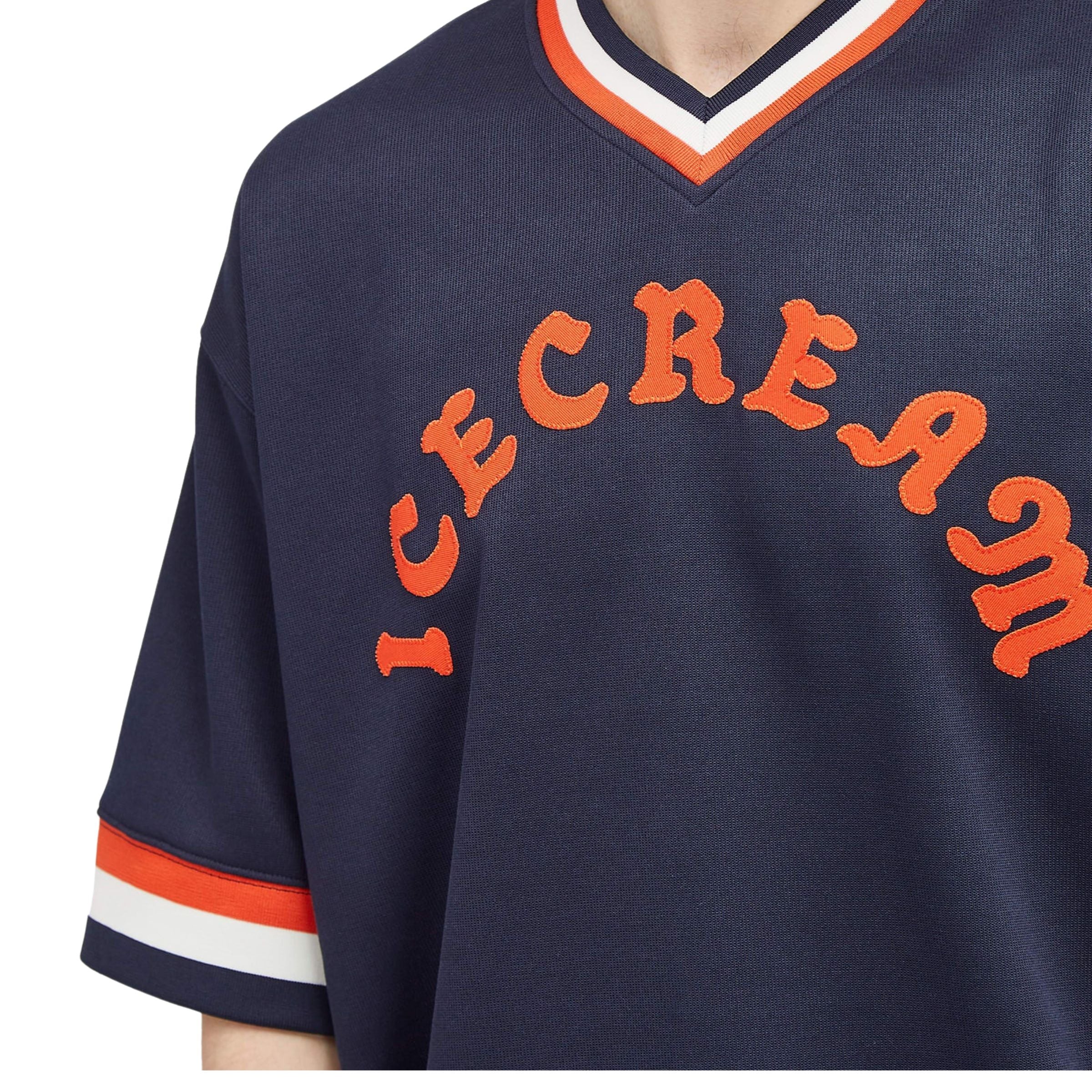 Ice-Cream T-Shirt Football Navy