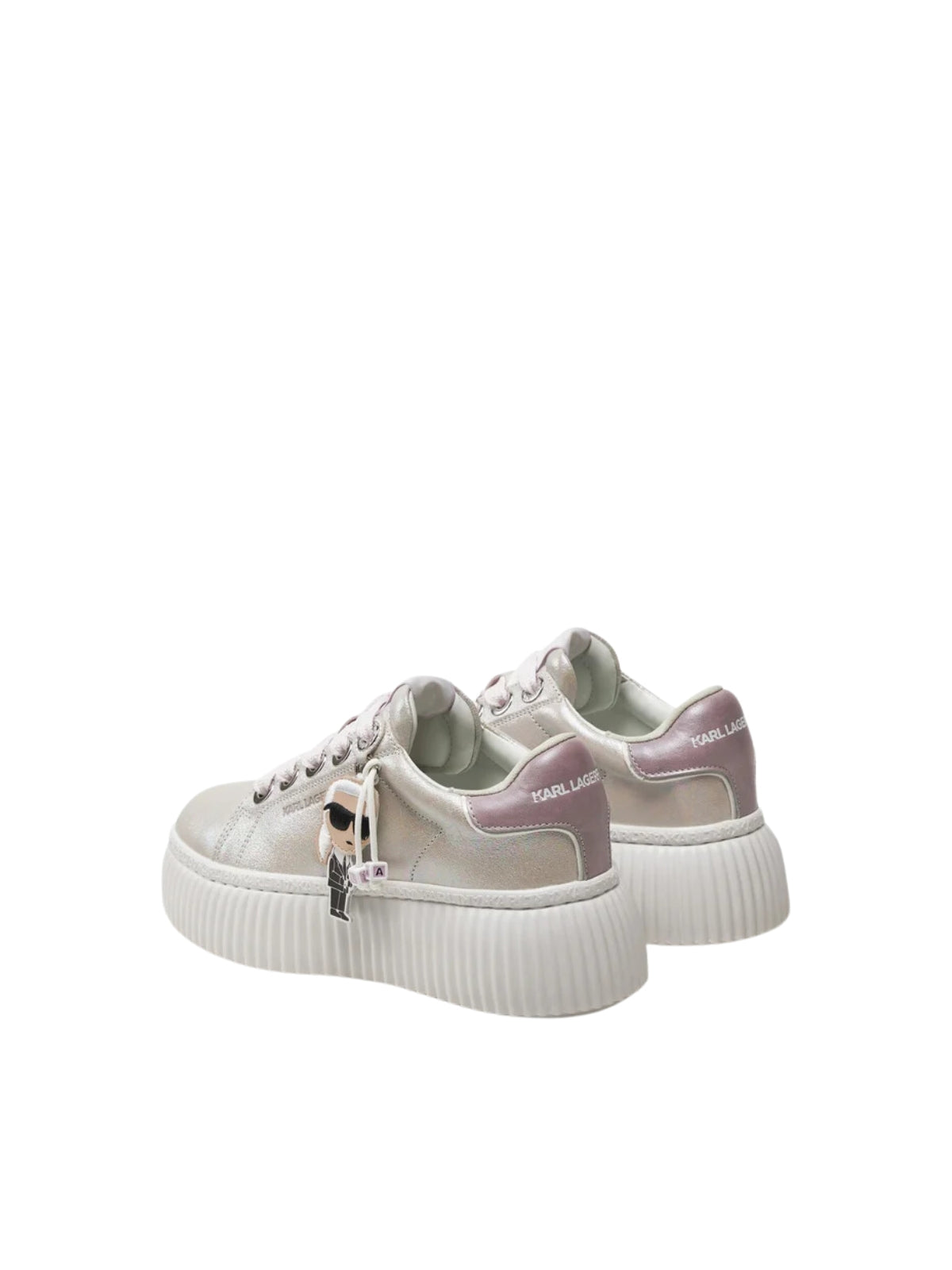 Karl Lagerfeld Sneaker Ladies Kreeper Lo Pendant Silver-Lilac