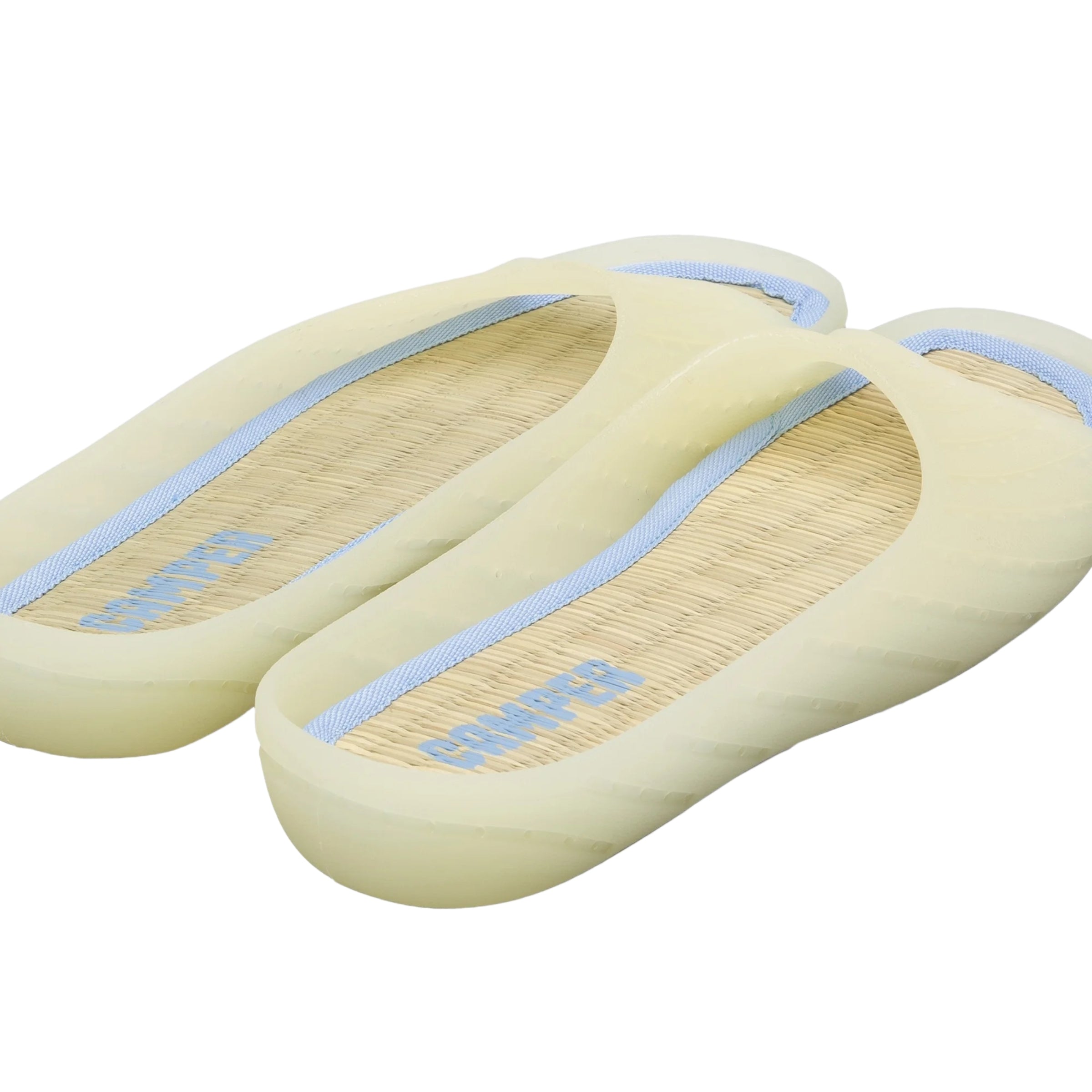 Camper Ladies Slides Pale Yellow