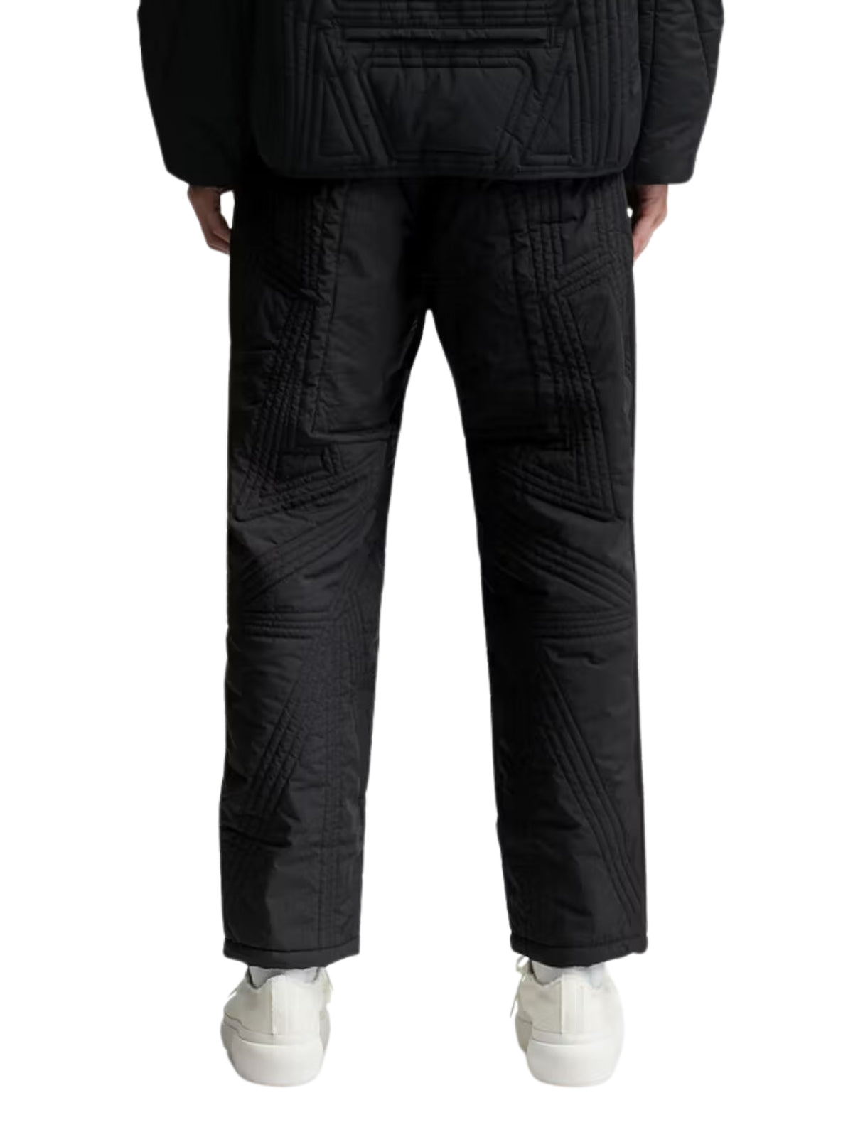 Y-3 Pants Quilted Black