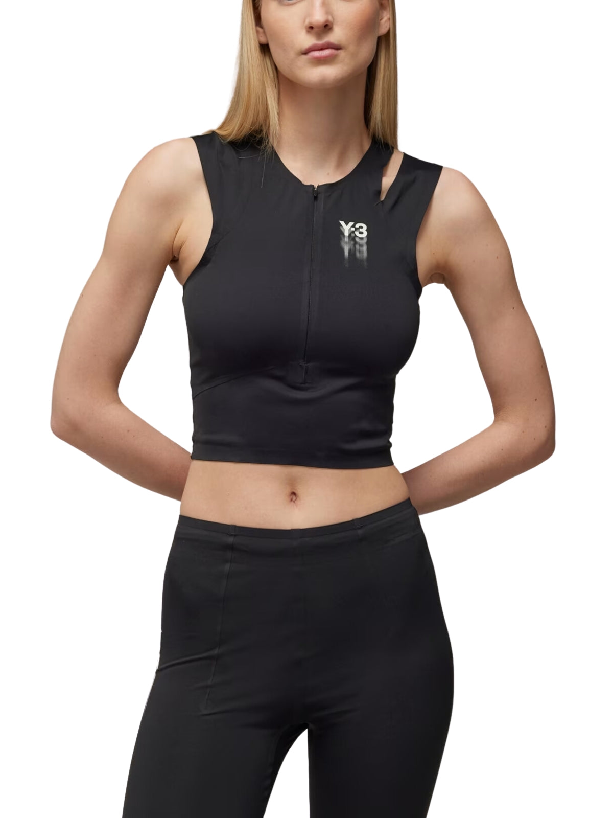 Y-3 Tank Ladies Run Black