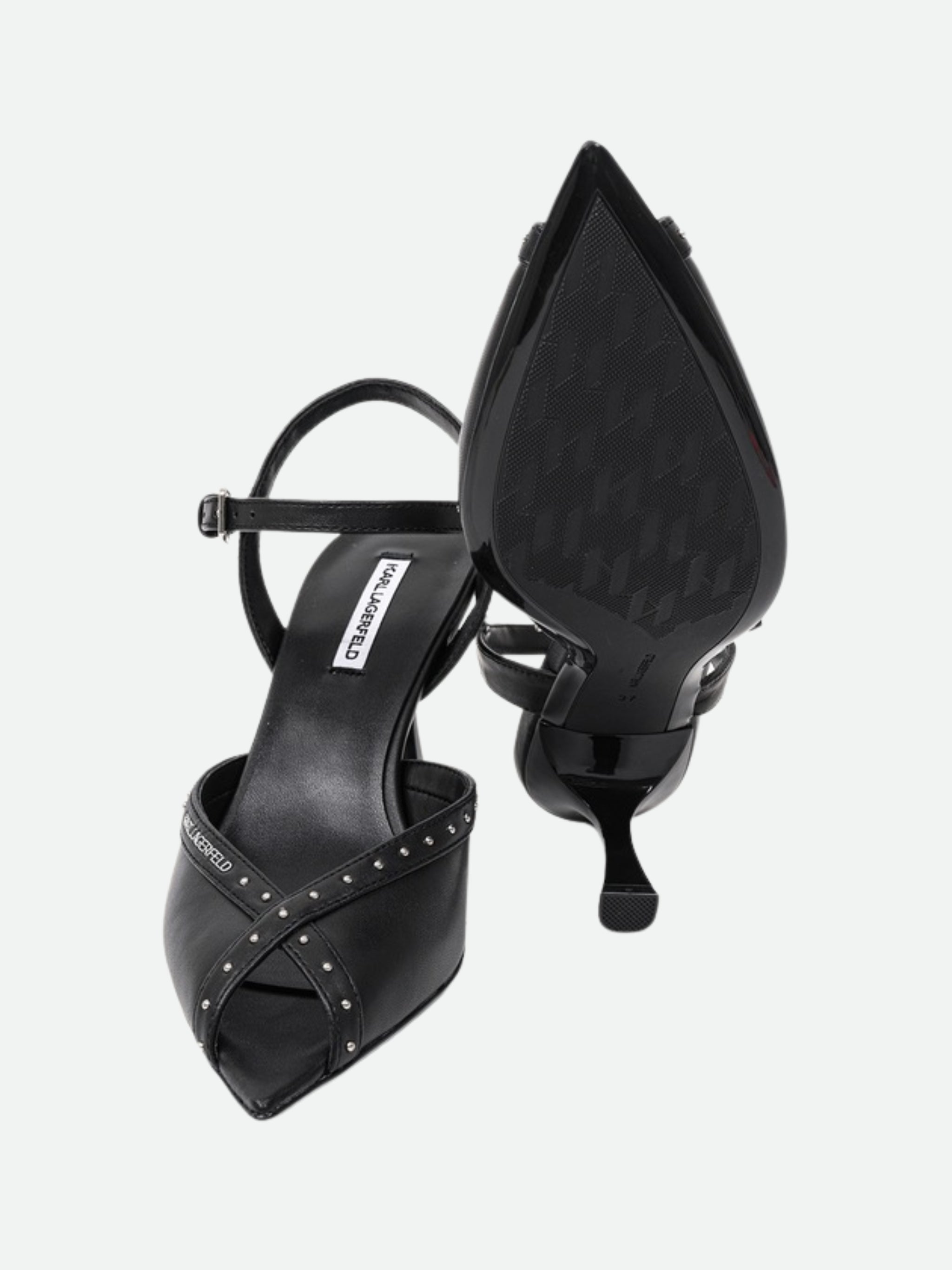 Karl Lagerfeld Ladies Sandal Klls3 Sienna Open Toe Black