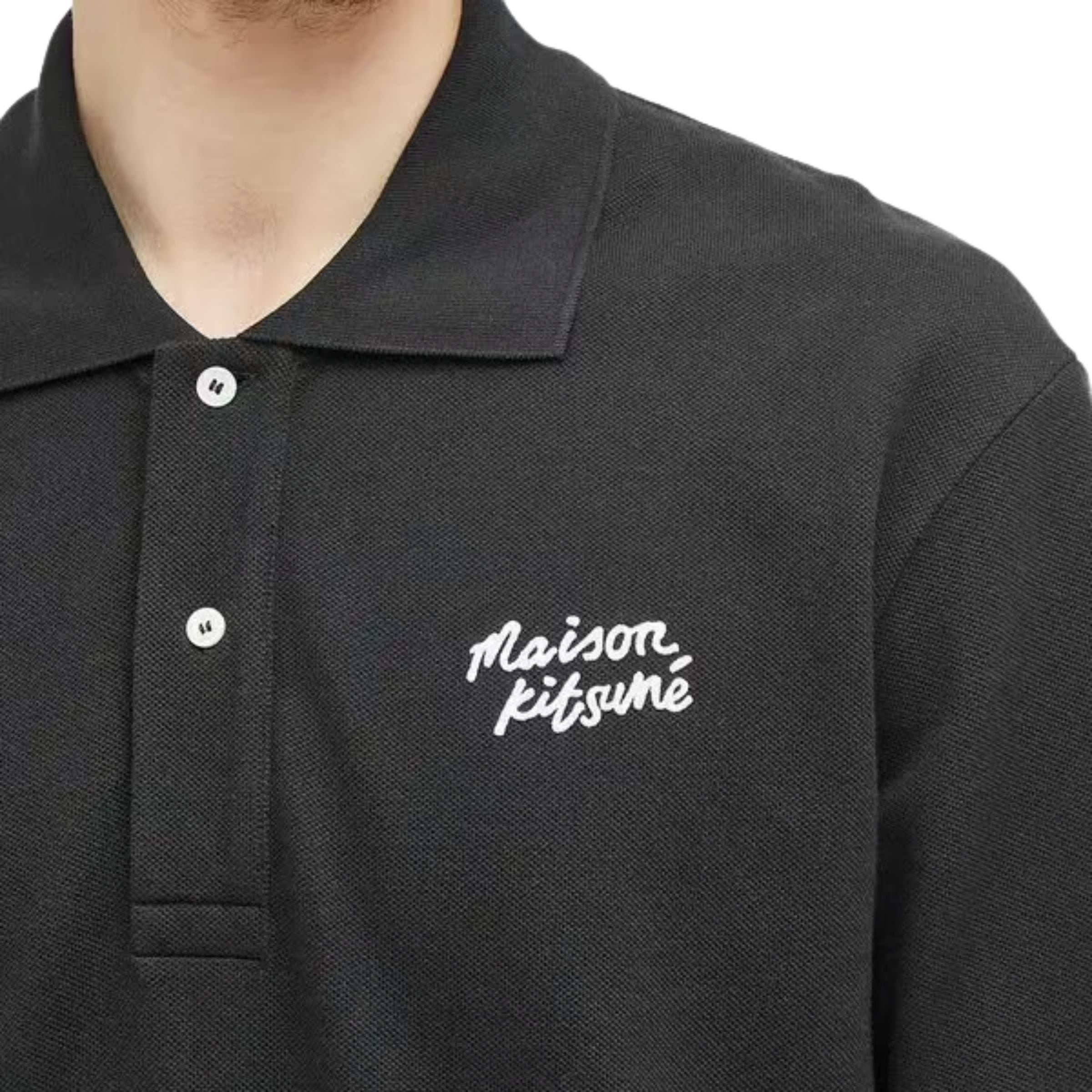 Maison Kitsune Golfer Logo Black