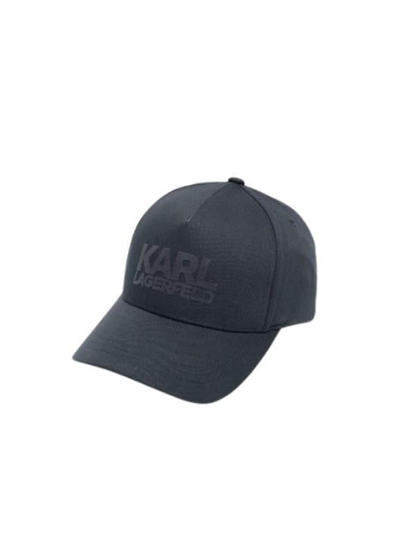 Karl Lagerfeld Cap Embossed Logo Black