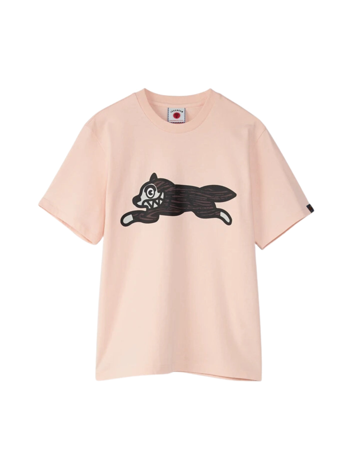 Ice-Cream T-Shirt Running Dog Pink