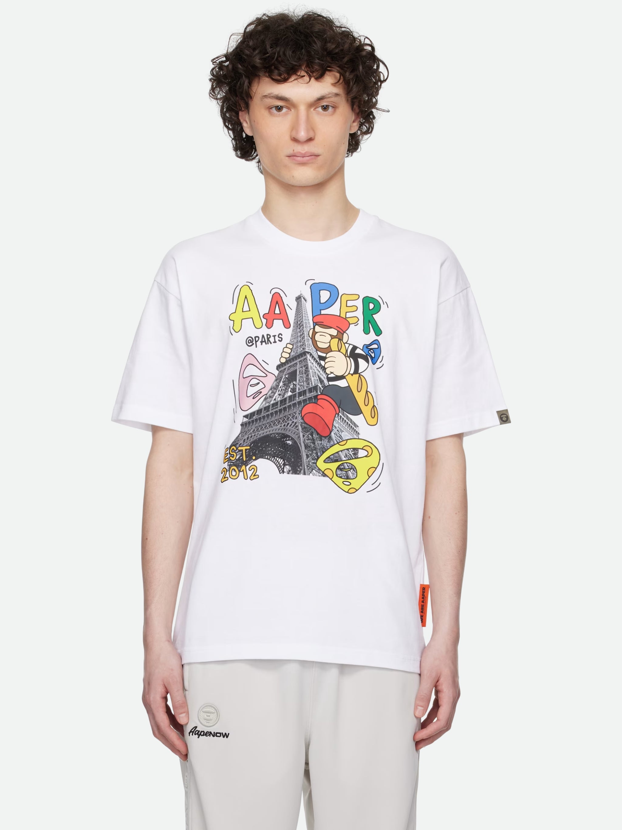 Aape T-Shirt Graphic Print White