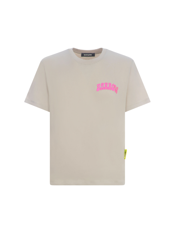 Barrow T-Shirt Arch Logo Pink-Turtledove