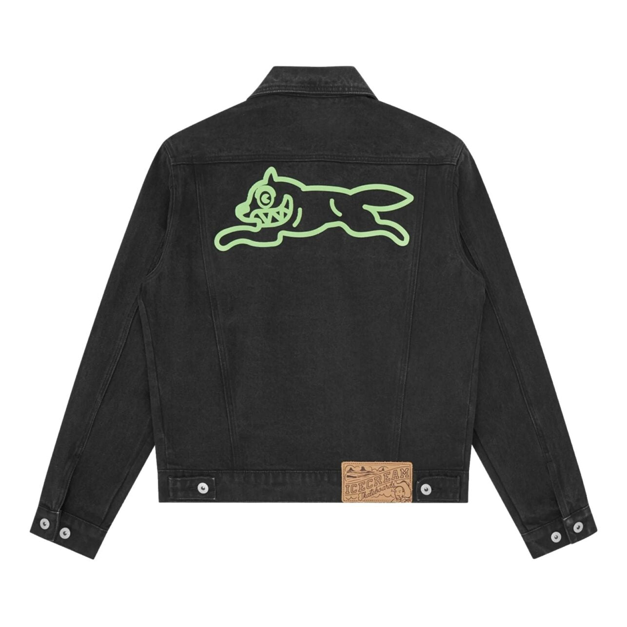 Ice Cream Denim Jacket Trucker Black