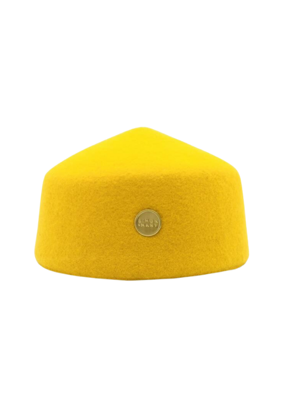 Simon & Mary Hat Fez Fold Yellow