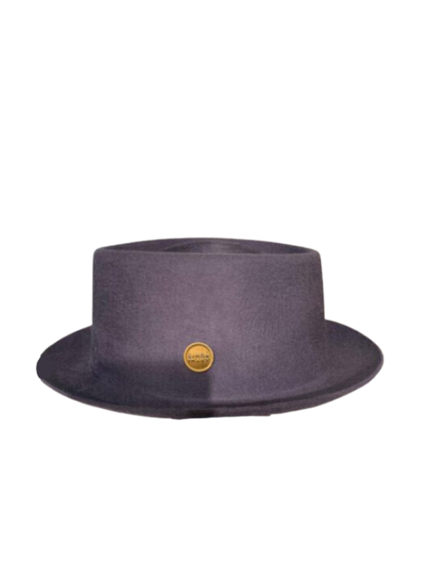 Simon & Mary Hat Pork-Pie Grey