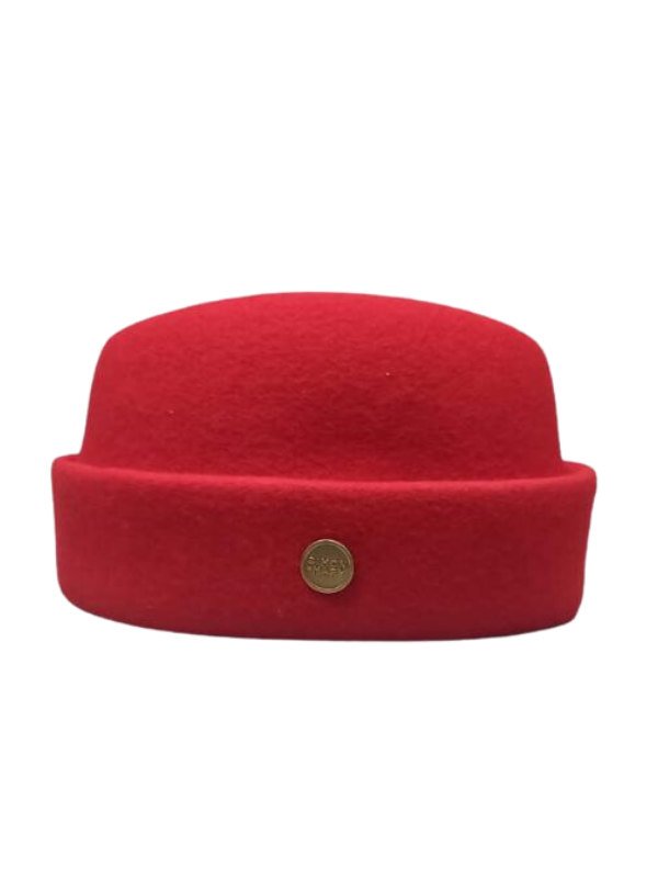 Simon & Mary Hat Military Fez Red