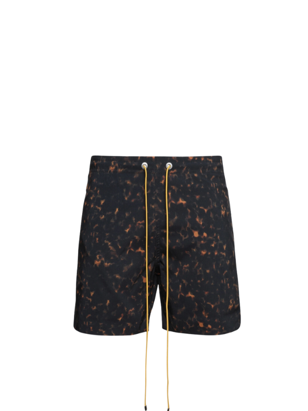 Rhude Shorts Tortoise Swim Black-Multi