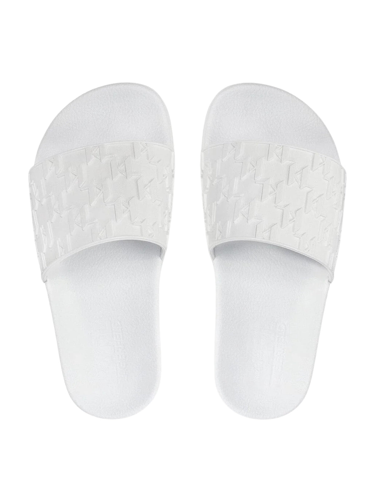 Karl Lagerfeld Slide Monogram White