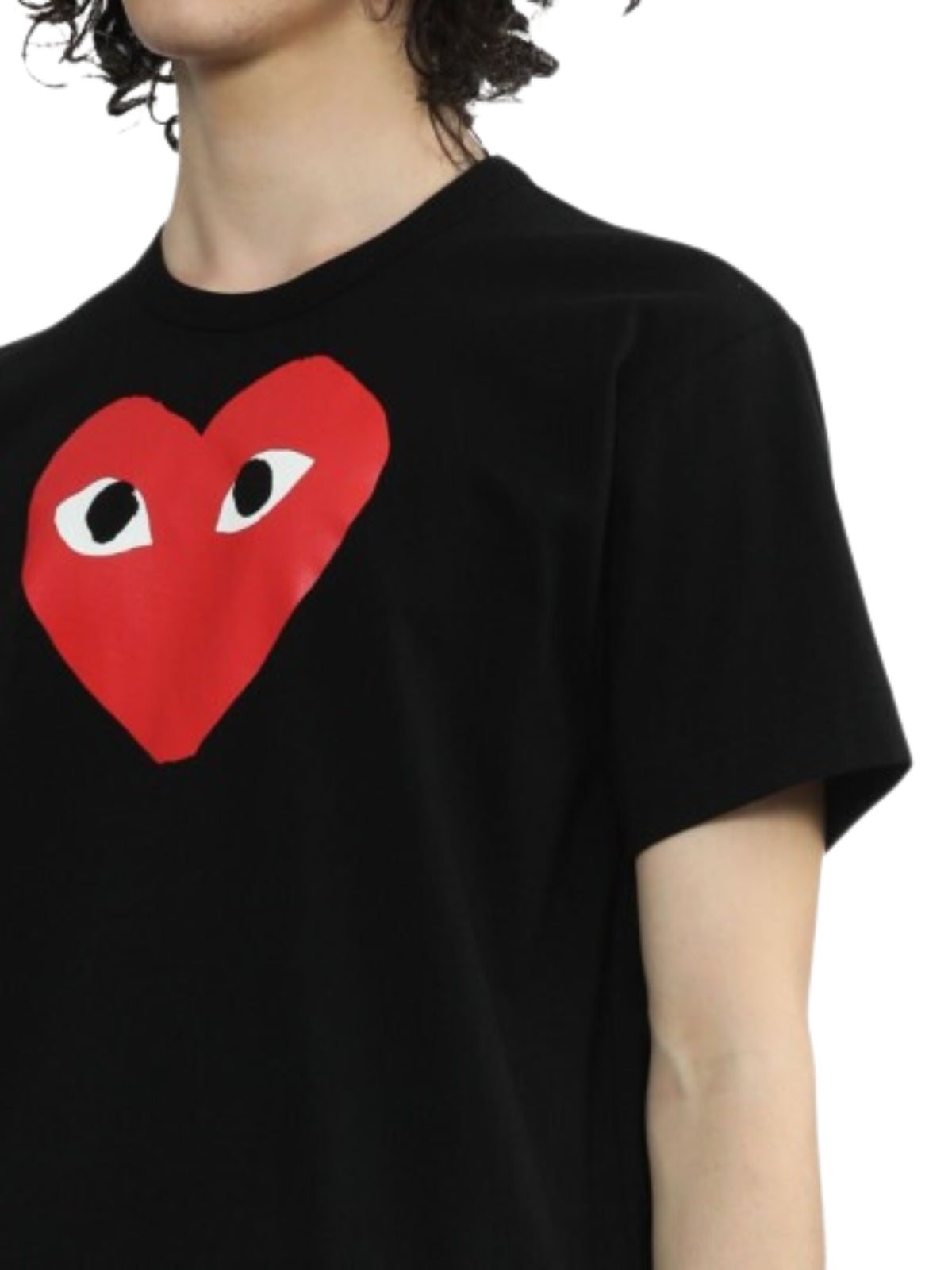 Comme Des Garcons T-Shirt Heart Black