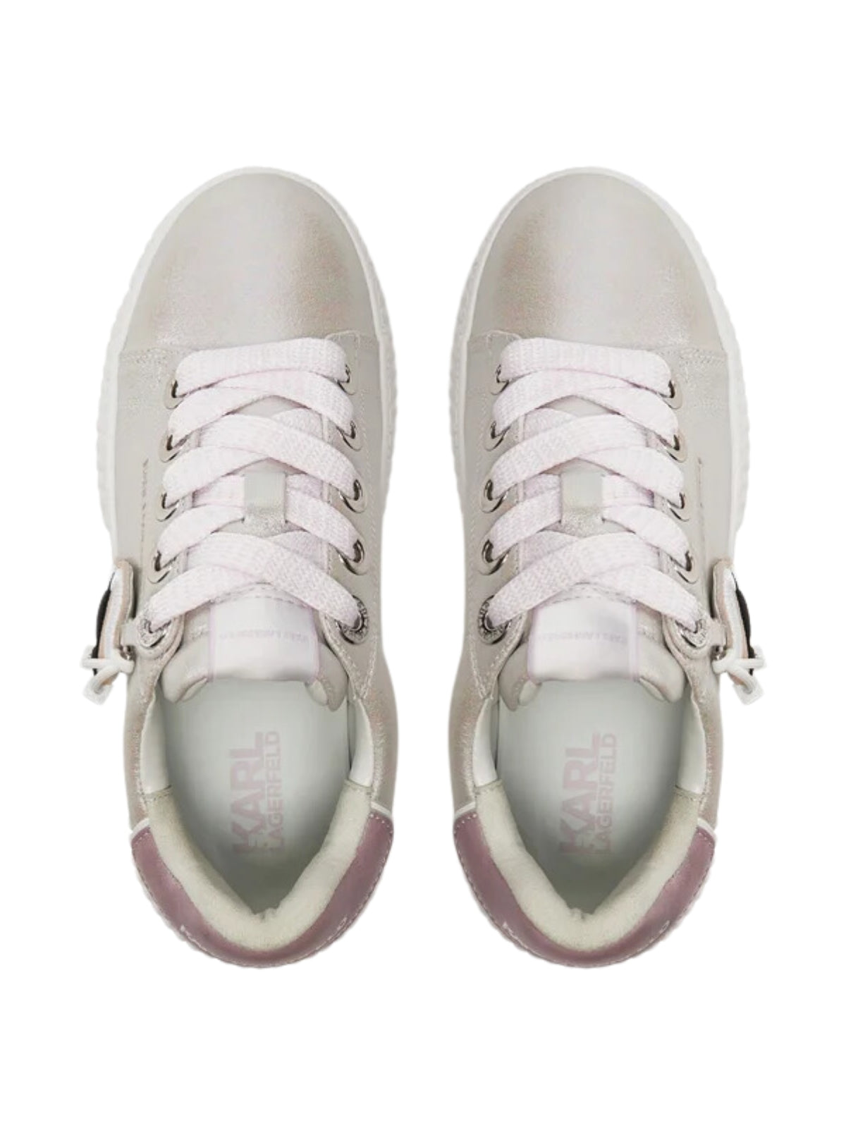 Karl Lagerfeld Sneaker Ladies Kreeper Lo Pendant Silver-Lilac