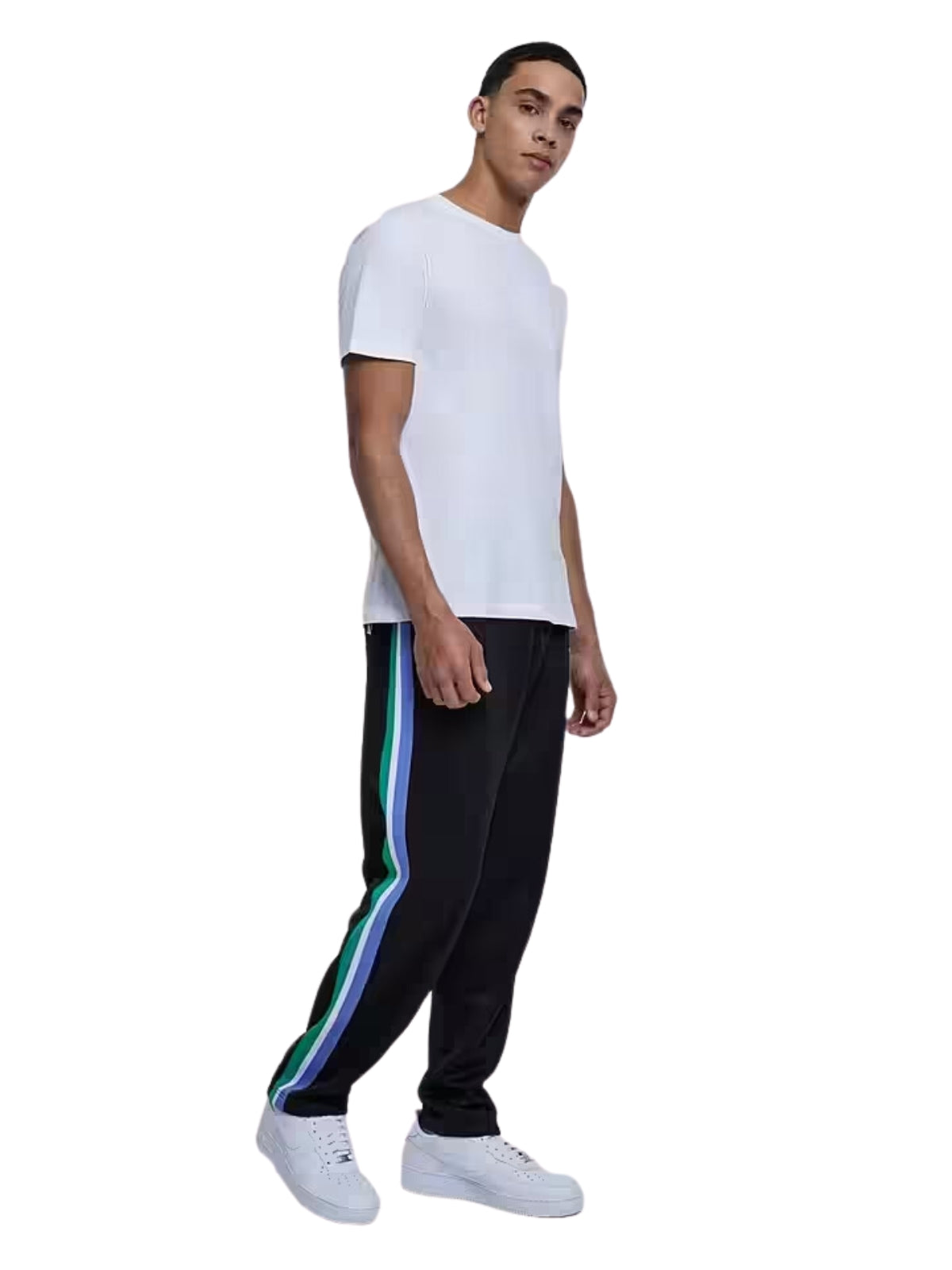 Karl Kani Track Pants Stripes Black-Blue