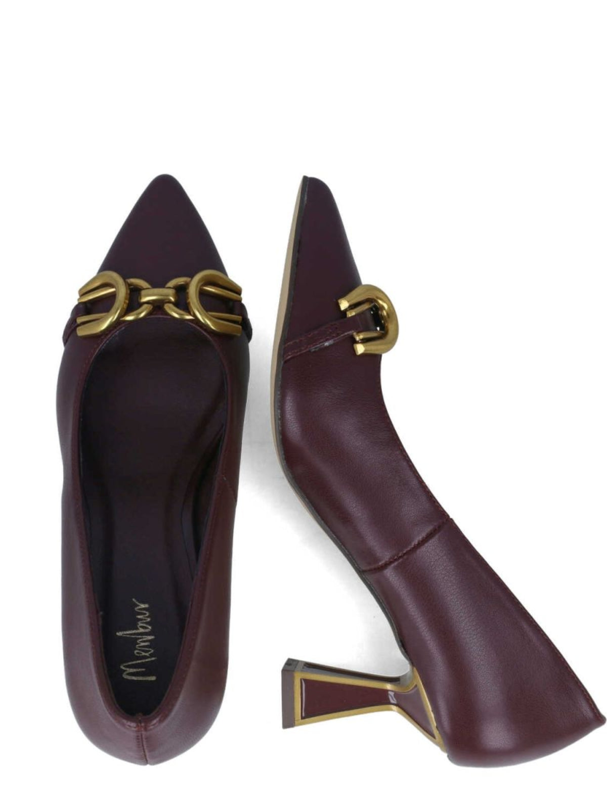 Menbur Heels Comma Heel Plum