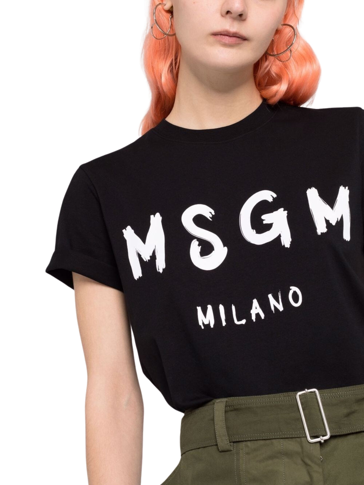 Msgm T-Shirt Slim Milano Black