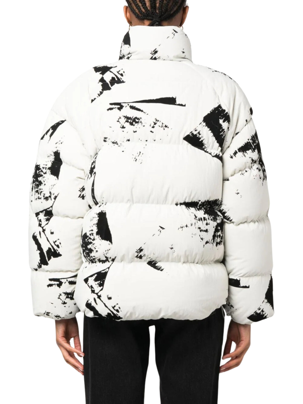 Y-3 Jacket Flock Puf Black-White