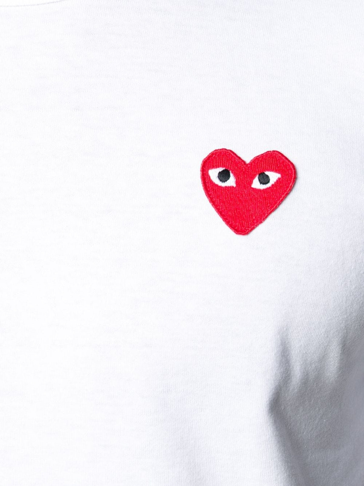 Comme Des Garcons T-Shirt Hearts White