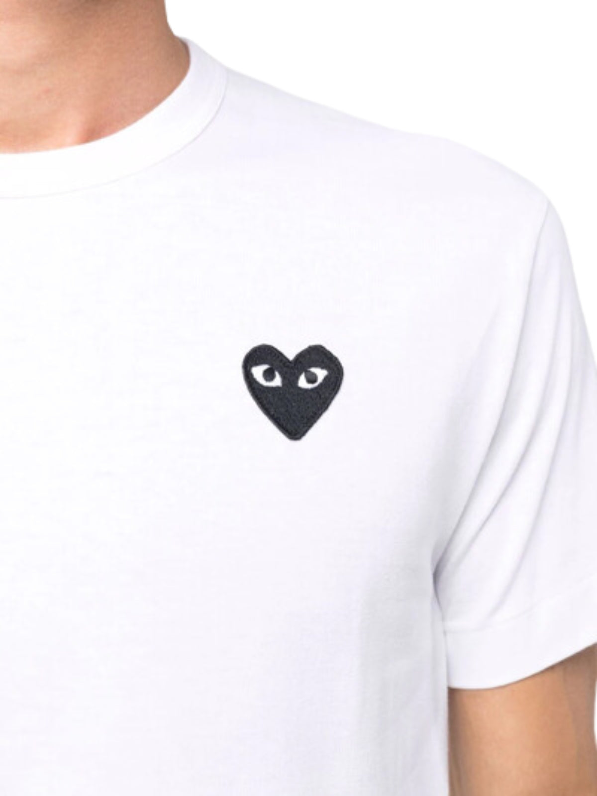 Comme Des Garcons T-Shirt Heart White