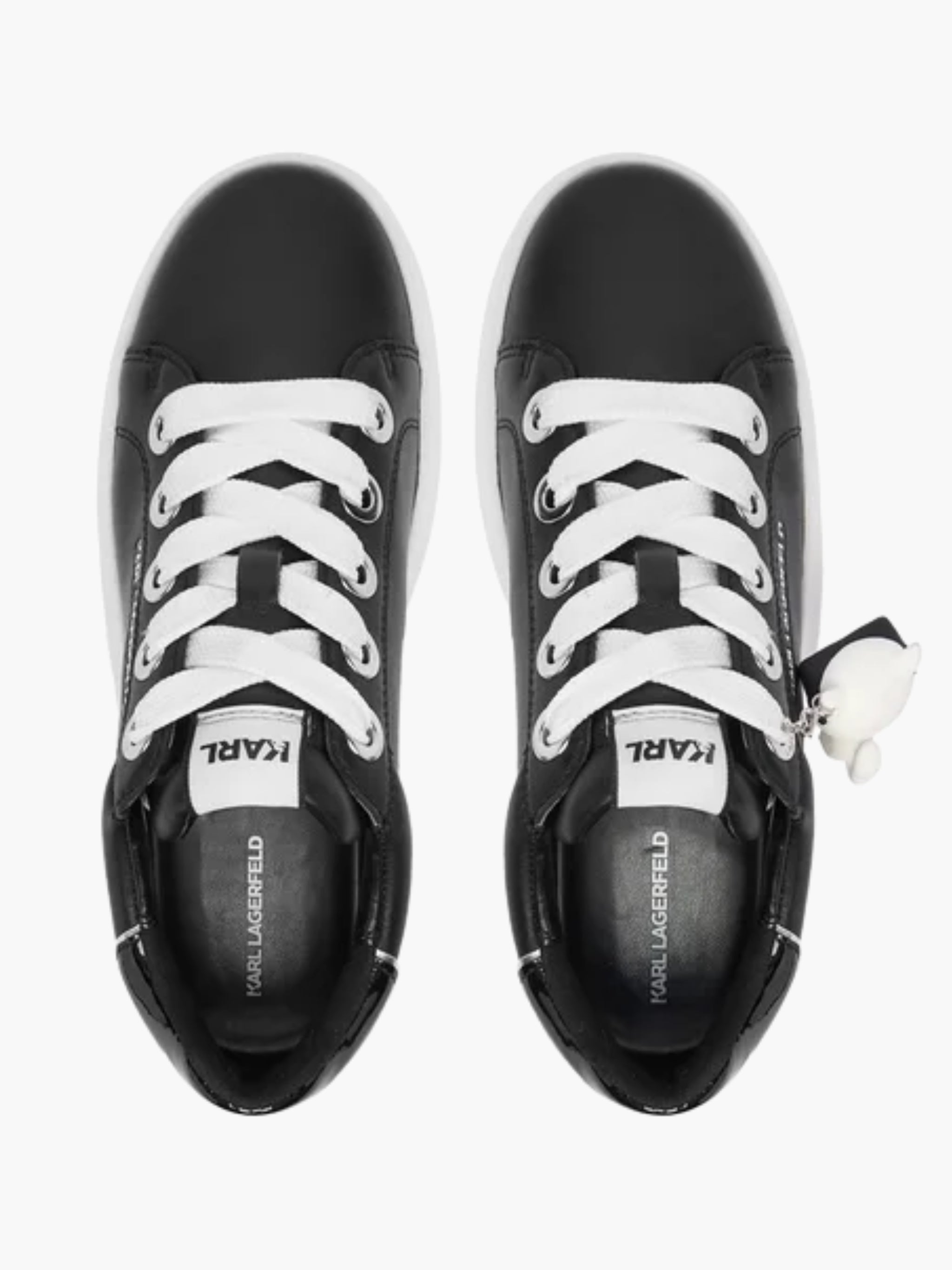 Karl Lagerfeld Sneaker  KLL302 Jewellery Kapri Key Ring Choupette Black Lthr