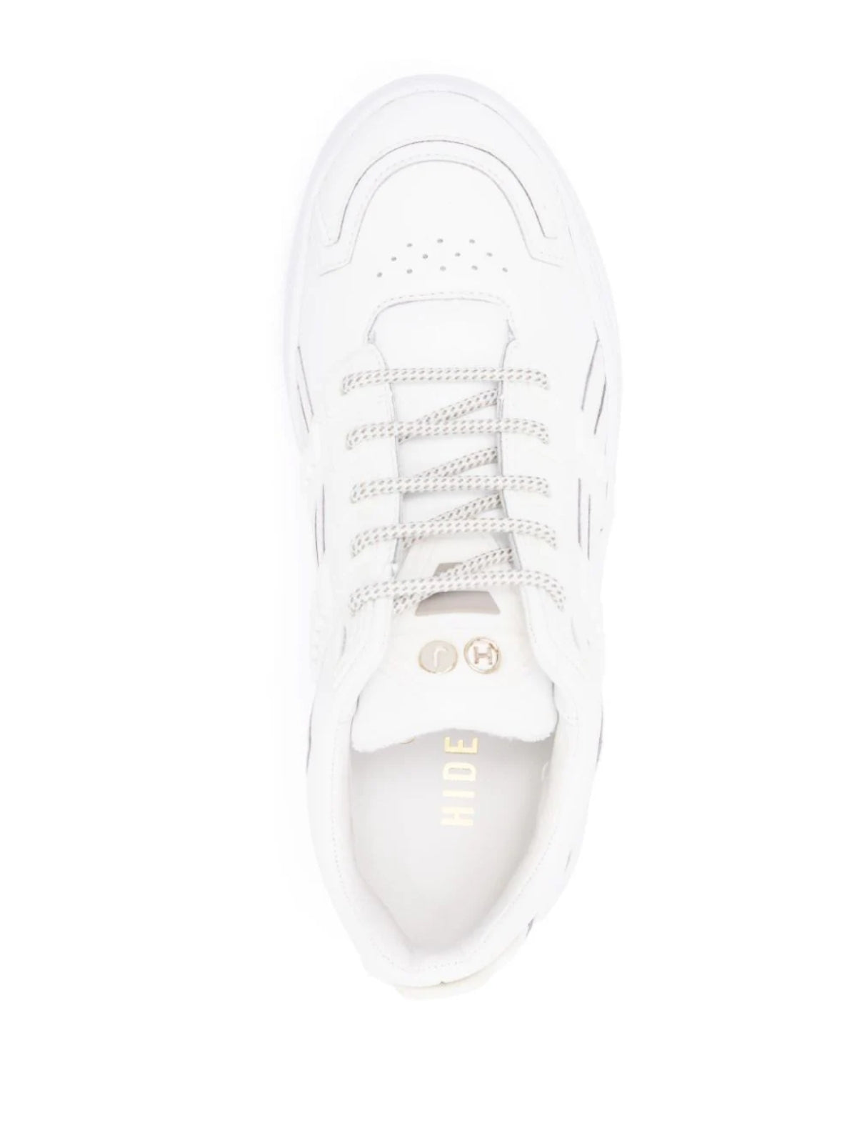 Hide & Jack Sneaker Low Silverstone White