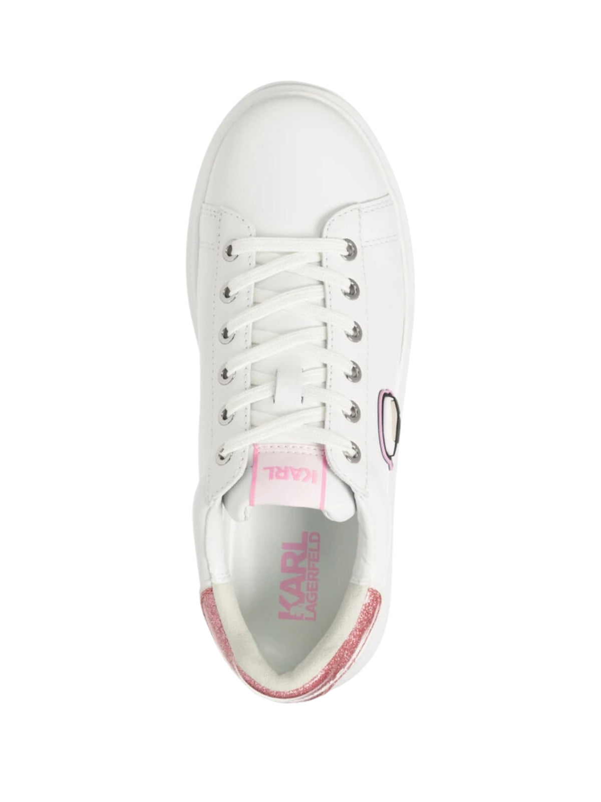 Karl Lagerfeld Sneaker Ladies Kapri Karl Nft Lo Lace White-Pink