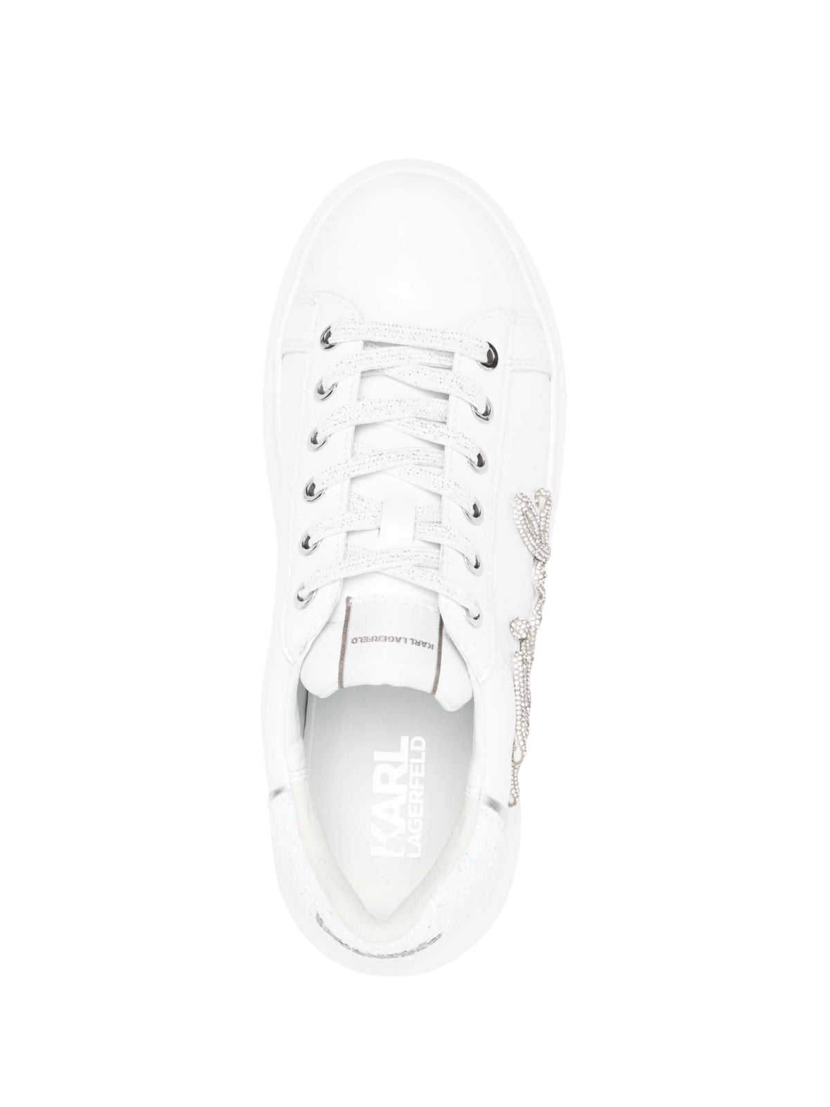 Karl Lagerfeld Sneaker Ladies Signia Rhinestone White-Mono