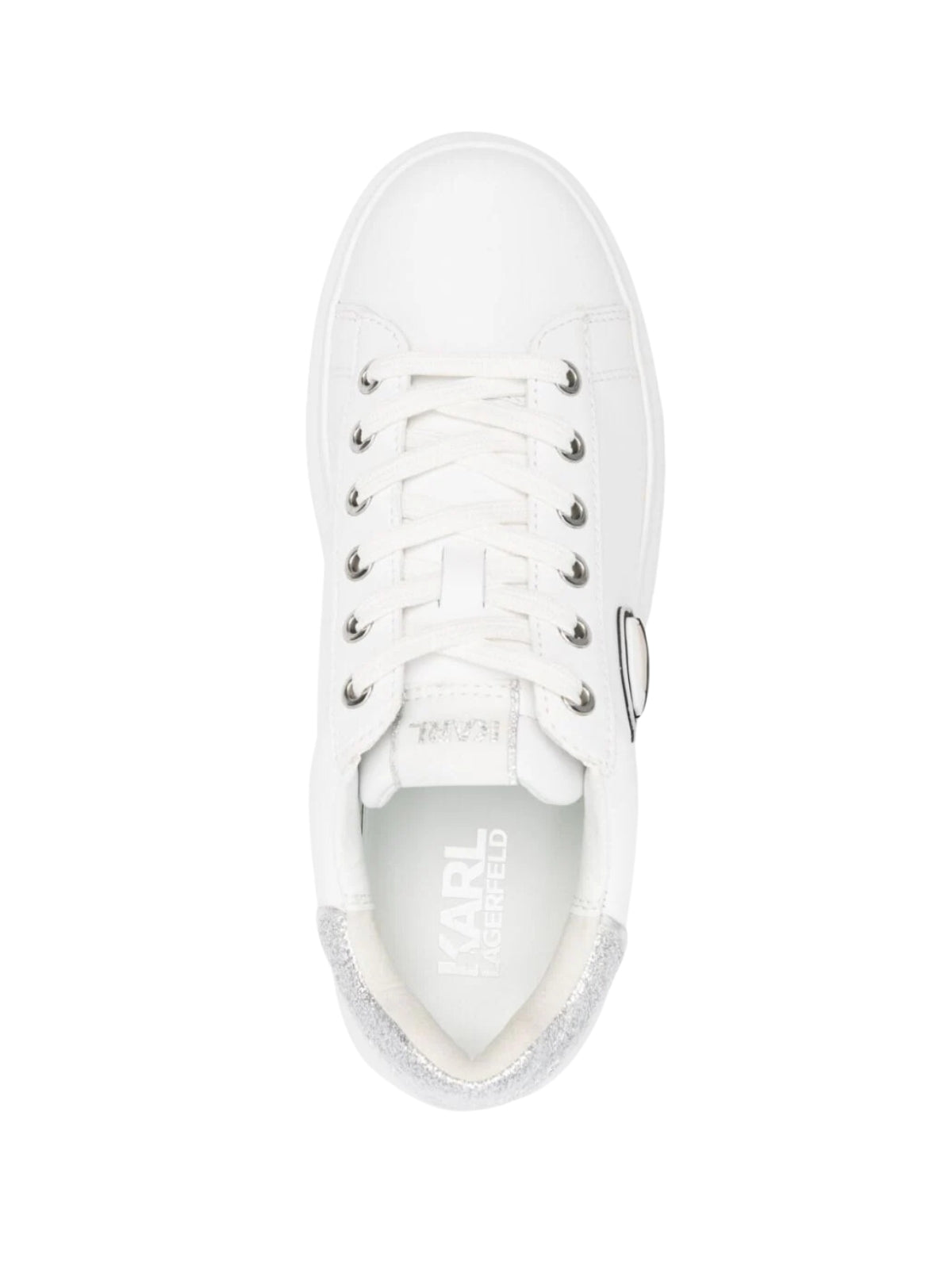 Karl Lagerfeld Sneaker Ladies Kapri Nft Lo Lace White-Silver