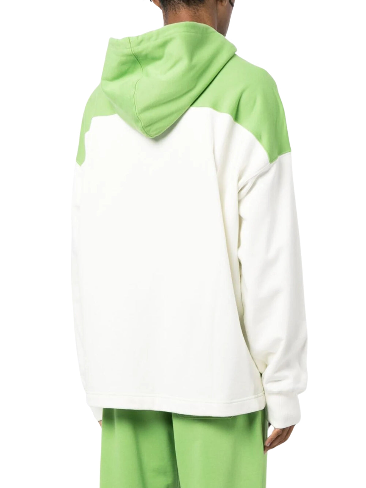 Y-3 Hoodie Logo Green-White