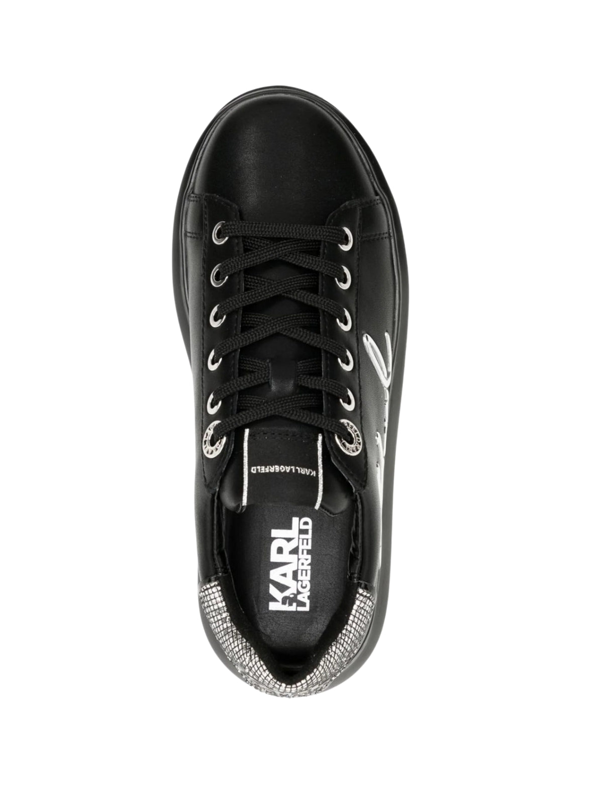 Karl Lagerfeld Sneaker Ladies Kapri Signia Lace Black-Silver