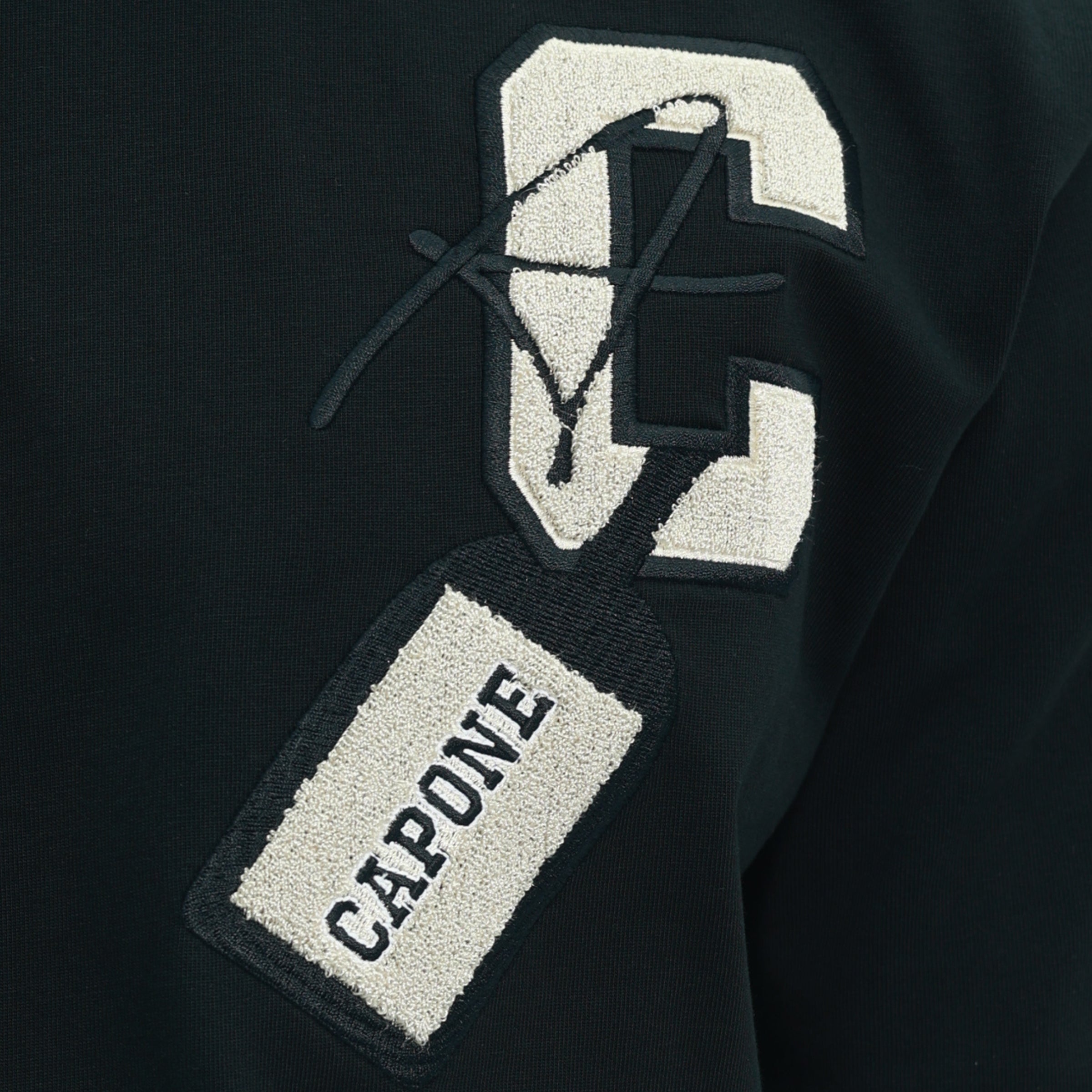Capone T-Shirt C Logo Black
