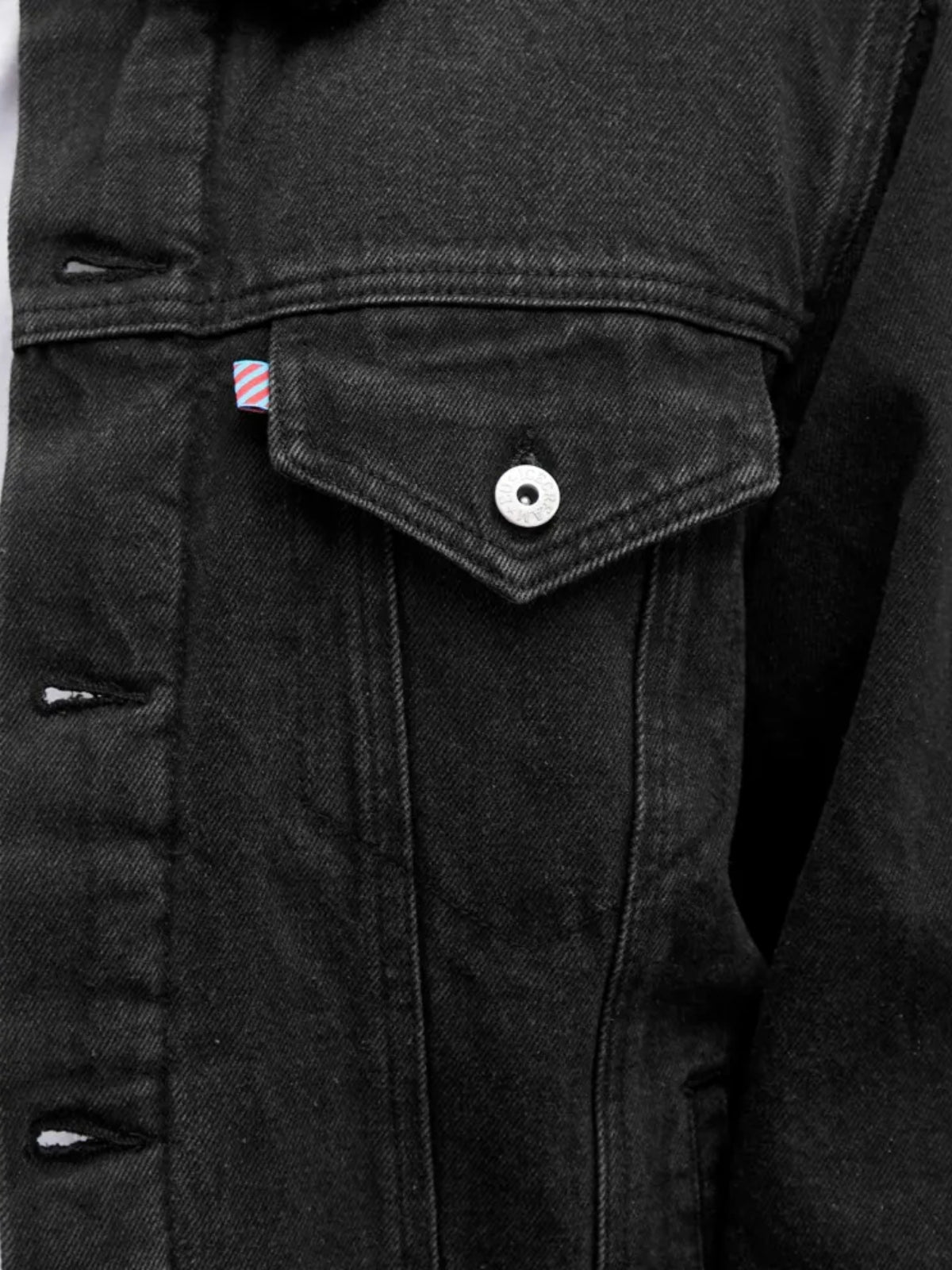 Ice-Cream Jacket Button Down Denim Black